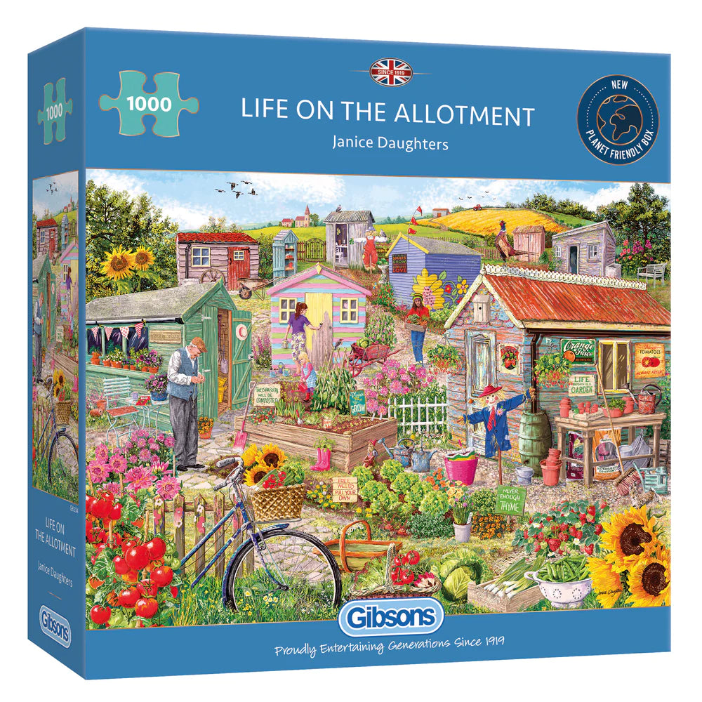 Gibsons Life On the Allotment 1000 Piece Jigsaw Puzzle