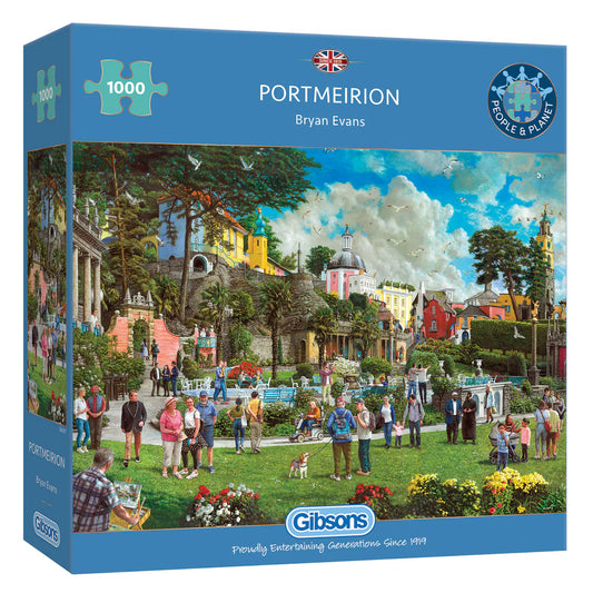 Gibsons Portmeirion 1000 Piece Jigsaw Puzzle