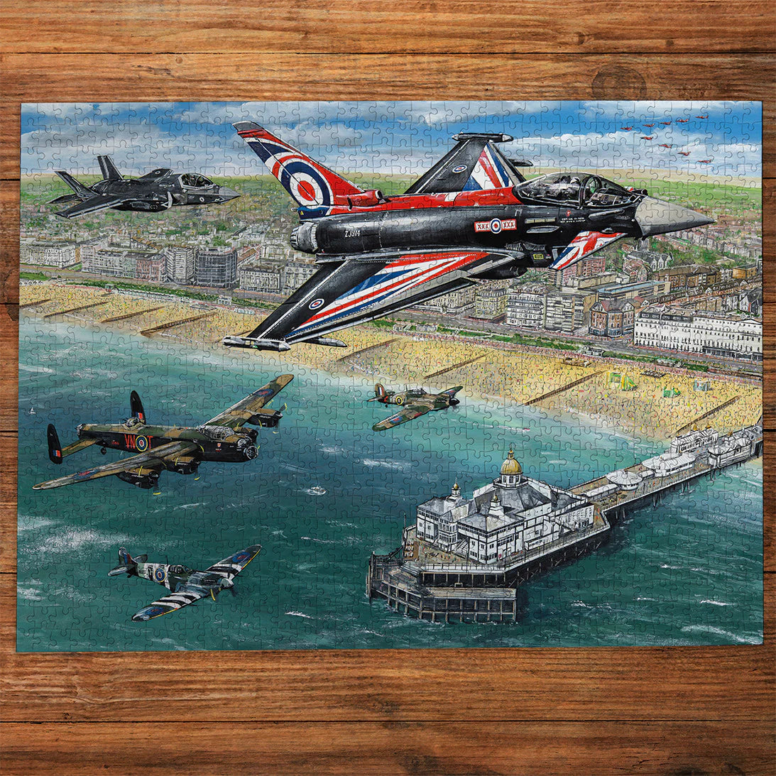 Gibsons Airshow Over Eastbourne 500 Piece Jigsaw