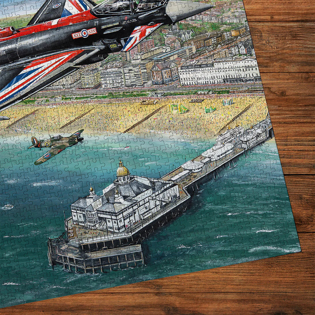 Gibsons Airshow Over Eastbourne 500 Piece Jigsaw