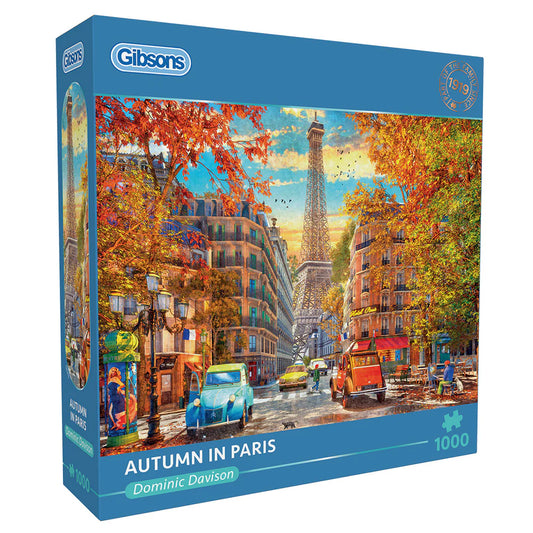 Gibsons Autumn in Paris 1000 Piece Jigsaw Puzzle
