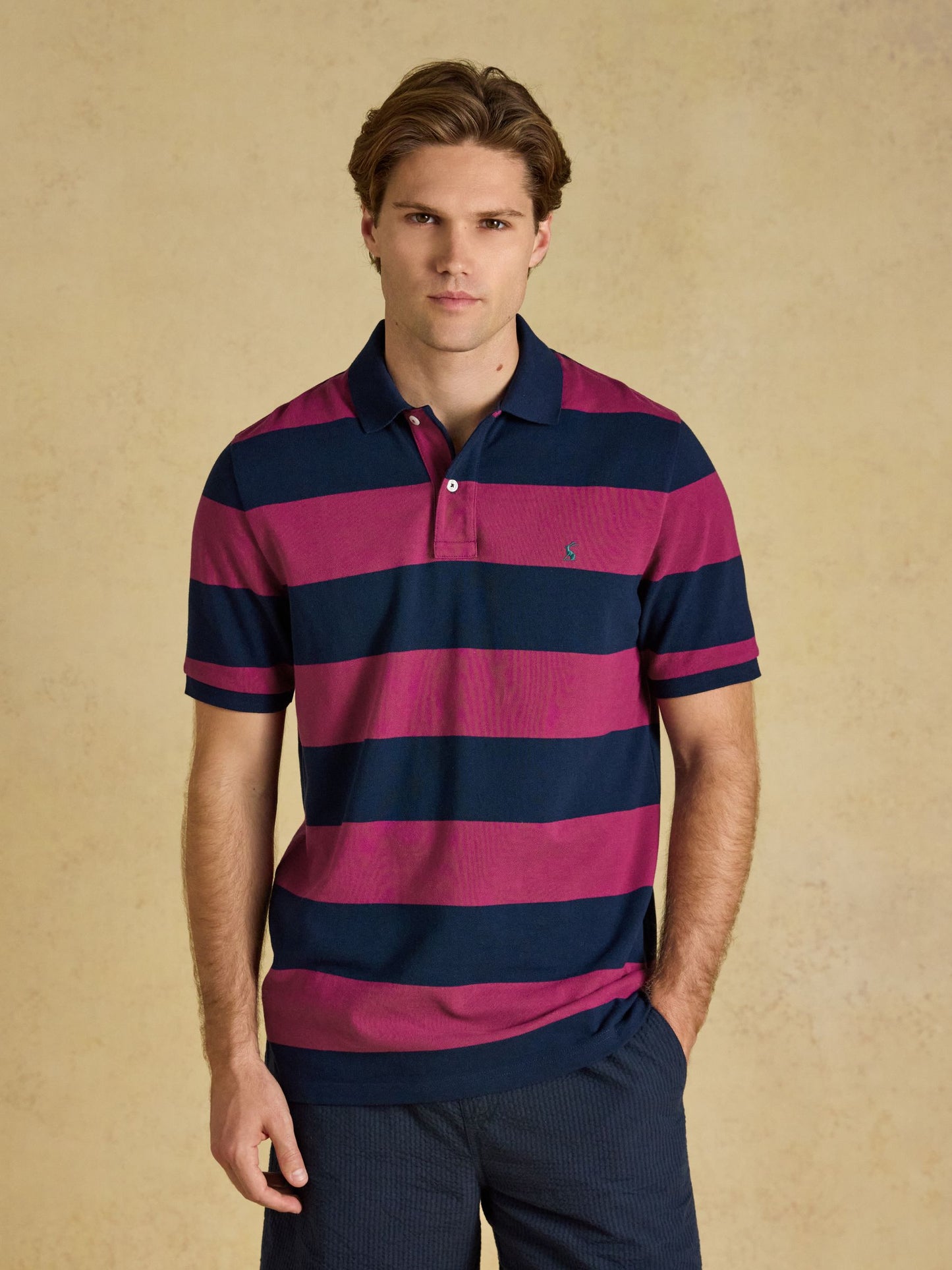 Joules Woody Stripe Polo Shirt