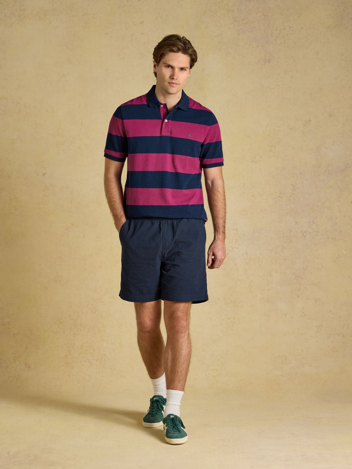 Joules Woody Stripe Polo Shirt