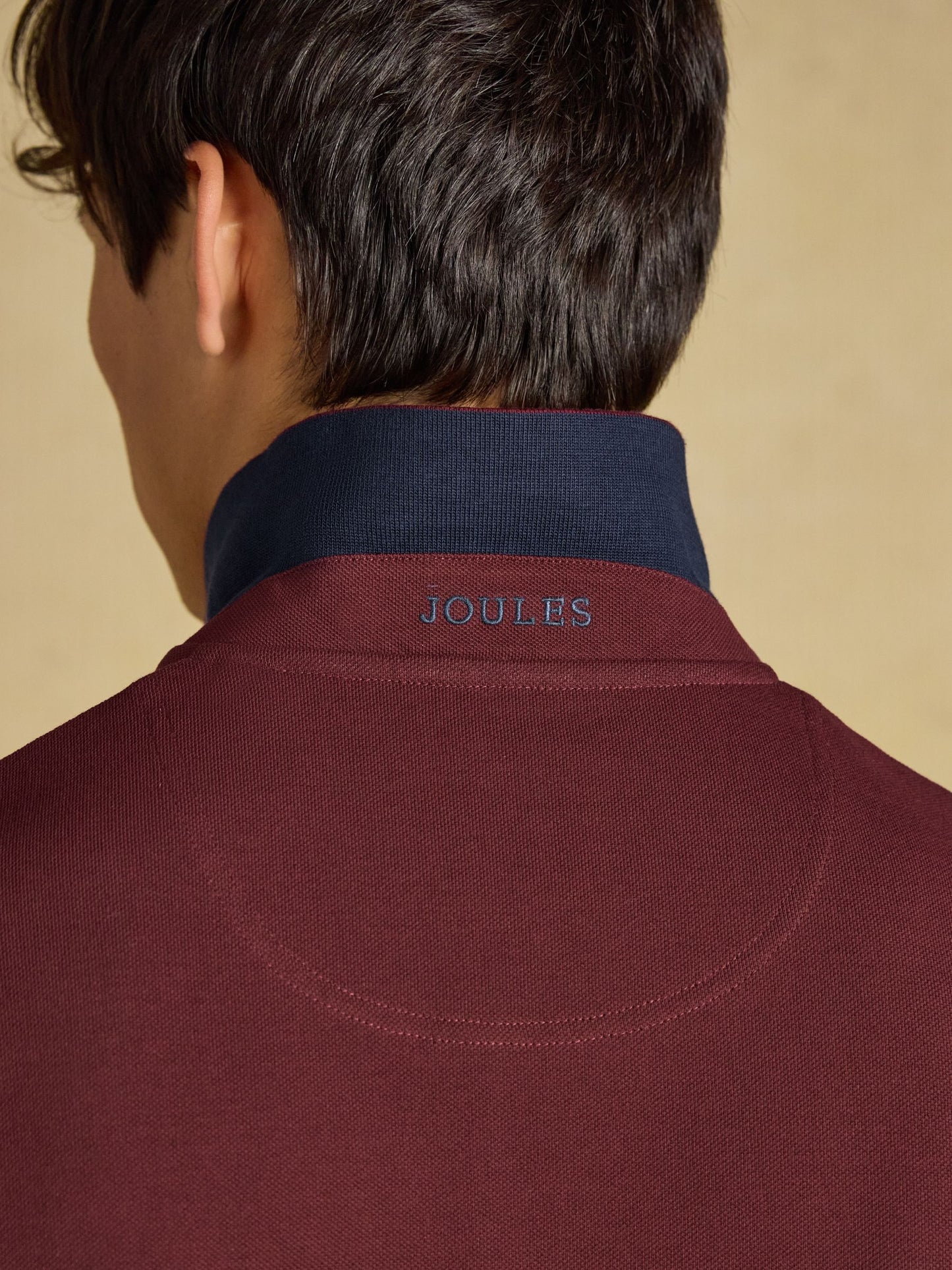 Joules Long Sleeve Cotton Pique Polo Shirt