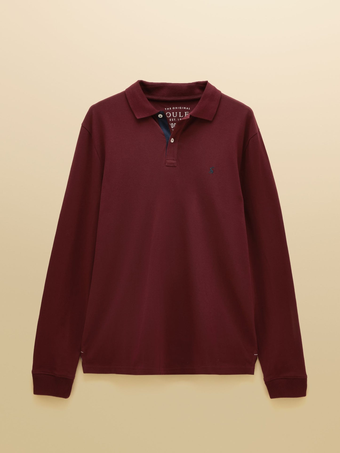 Joules Long Sleeve Cotton Pique Polo Shirt