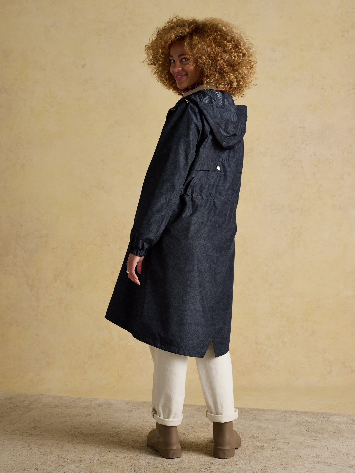 Joules Holkham Waterproof Printed Packable Raincoat