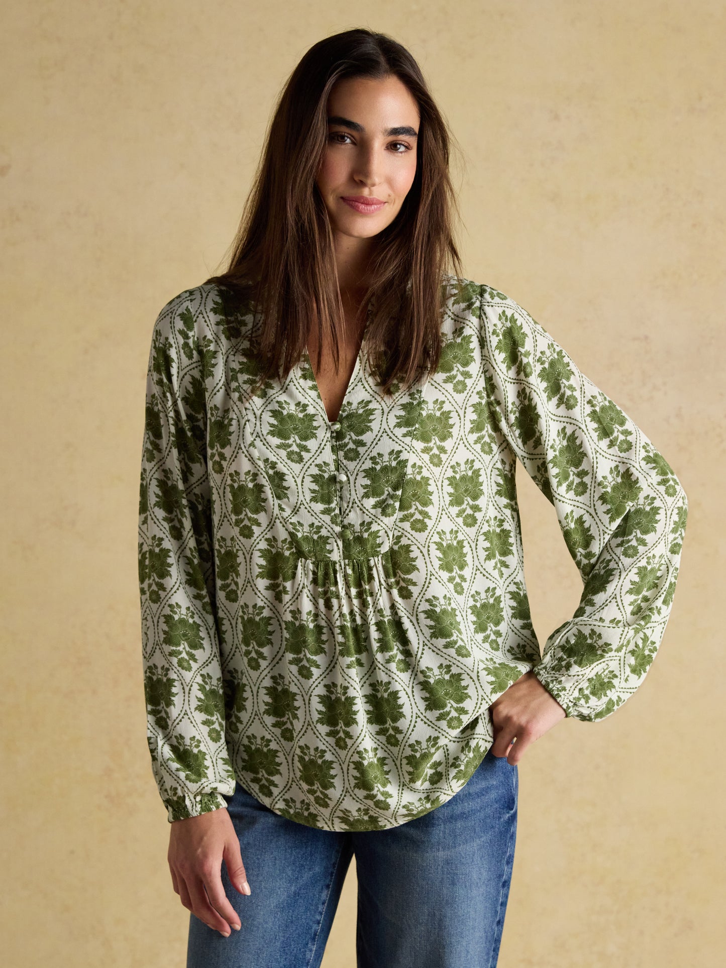 Joules Ava Popover Blouse