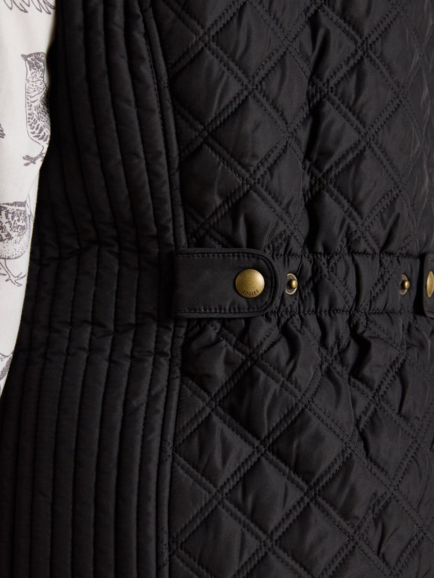 Joules Minx Showerproof Diamond Quilted Gilet