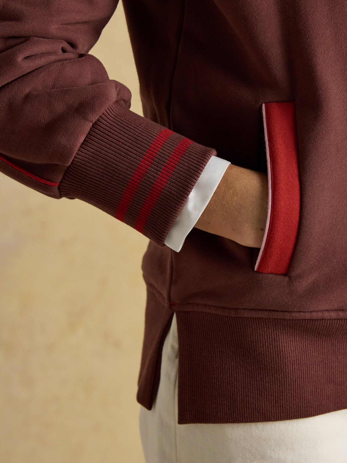 Joules Bronte Funnel Neck Quarter Zip Sweatshirt