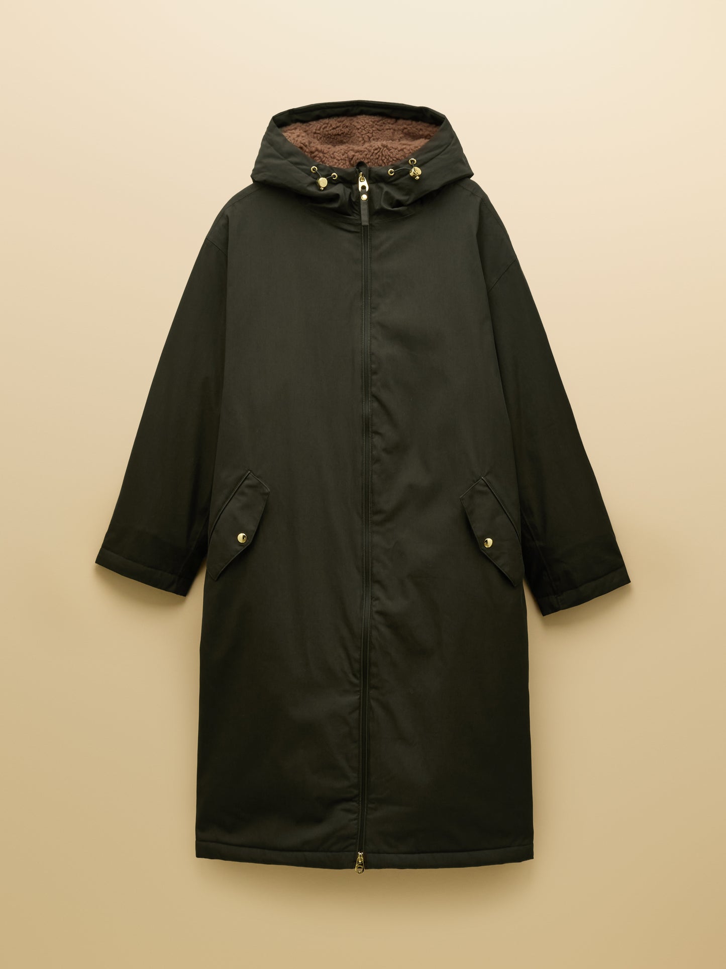 Joules Coverall Oversized Fleece Lined Waterproof Coat