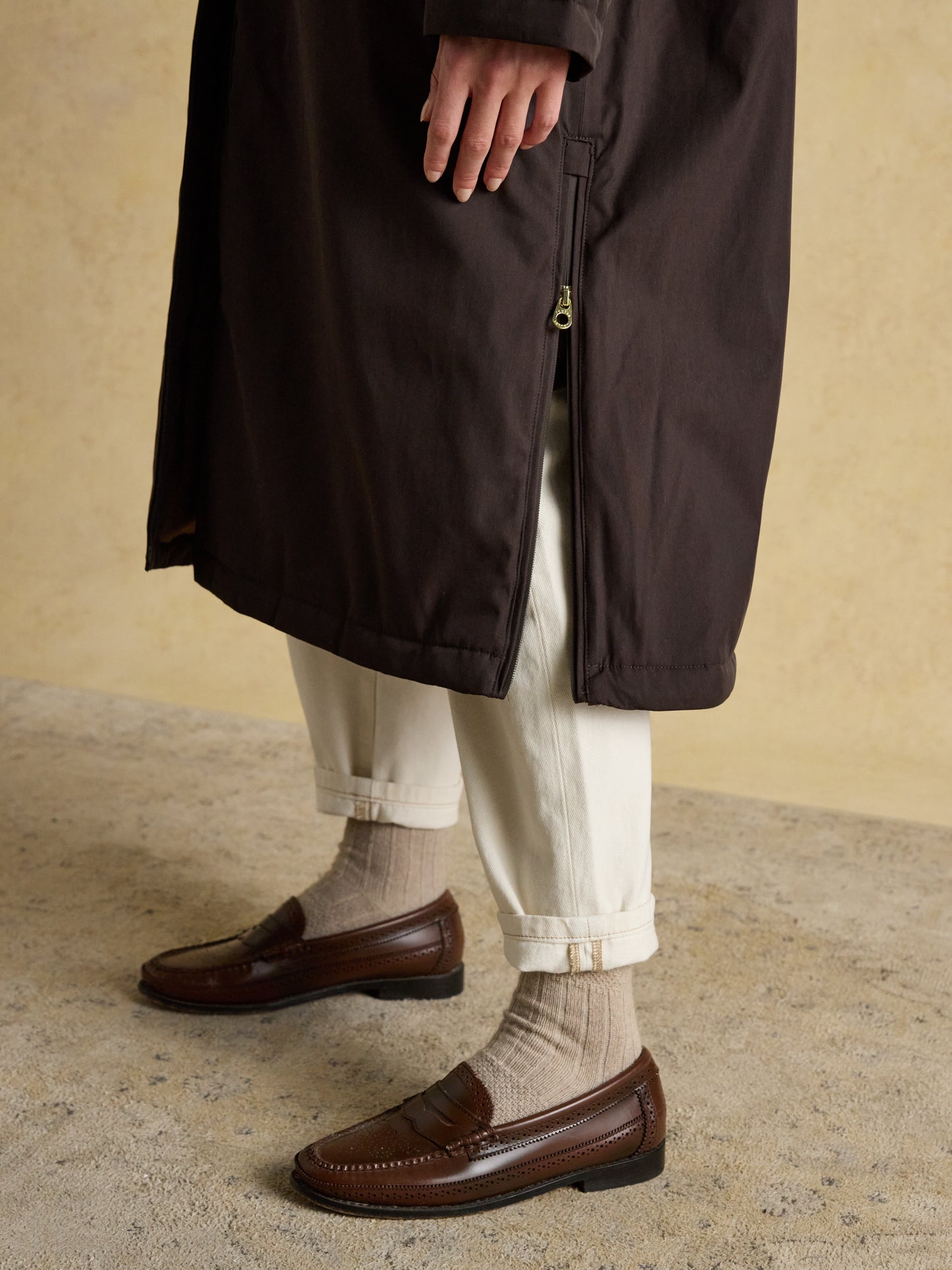 Joules Coverall Oversized Fleece Lined Waterproof Coat