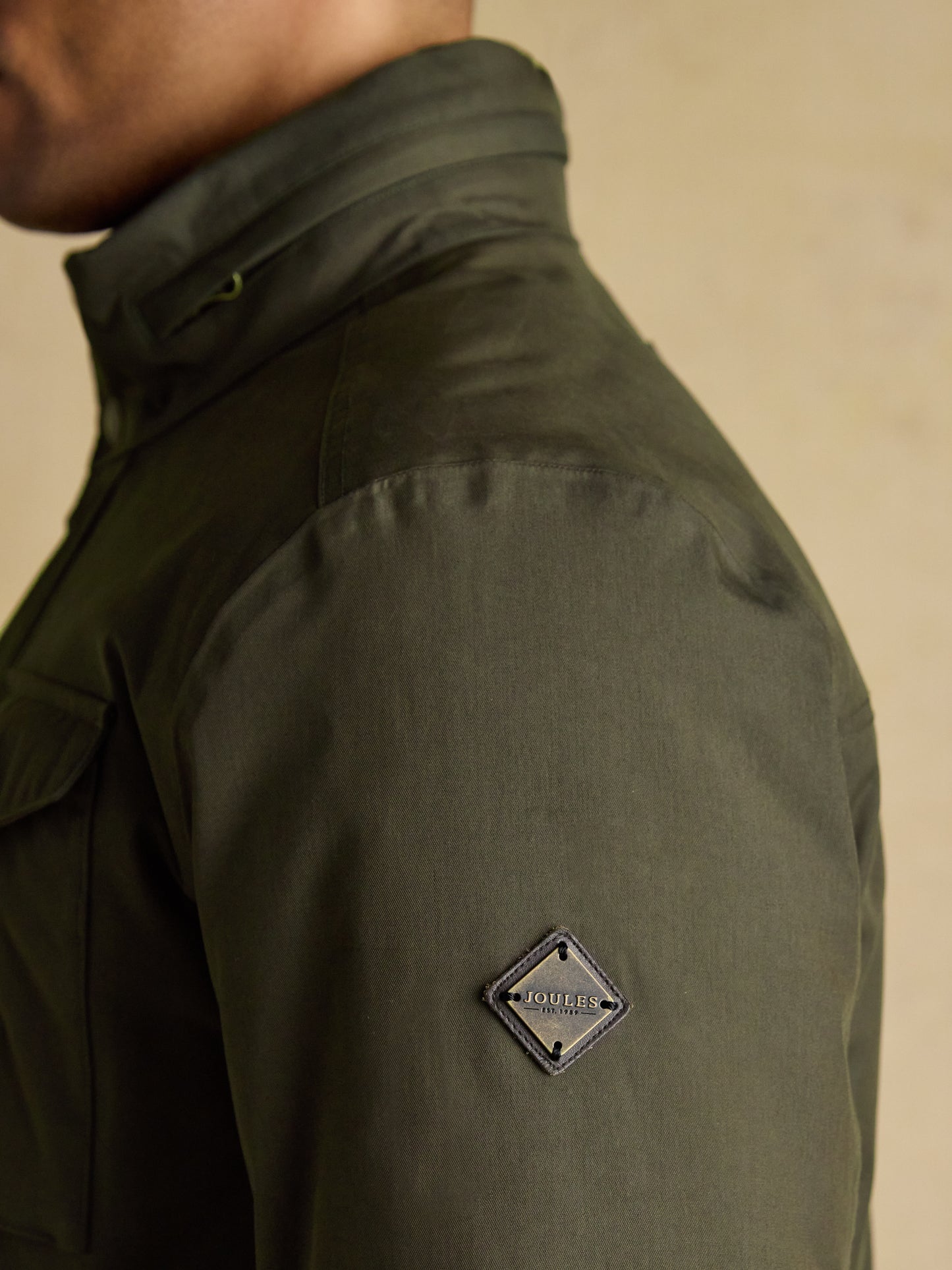 Joules Beckett Waterproof Field Coat with Packable Hood