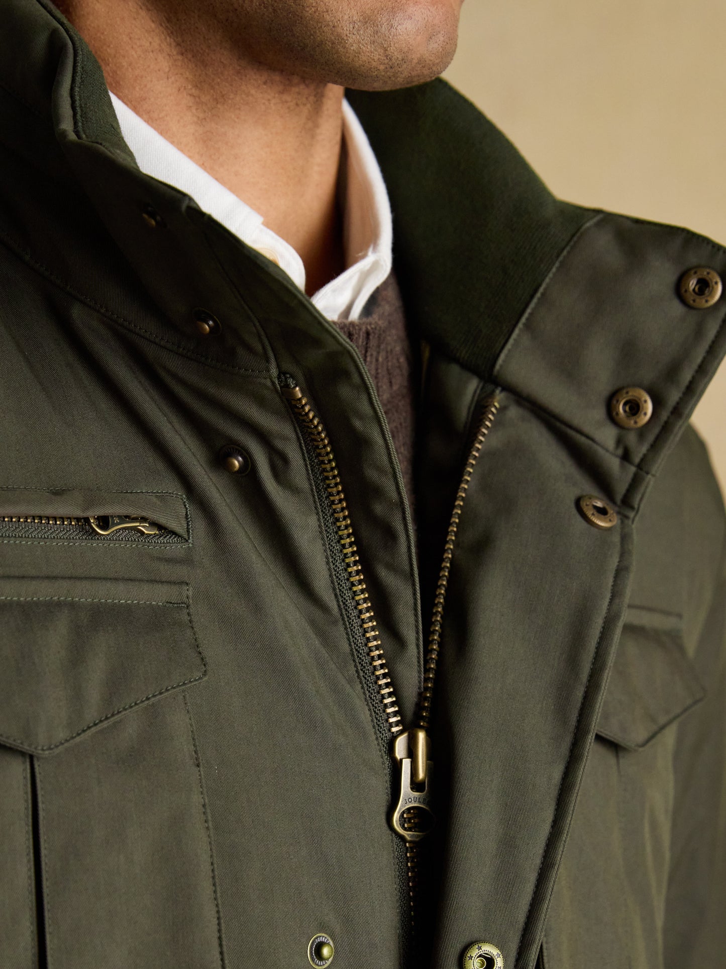 Joules Beckett Waterproof Field Coat with Packable Hood