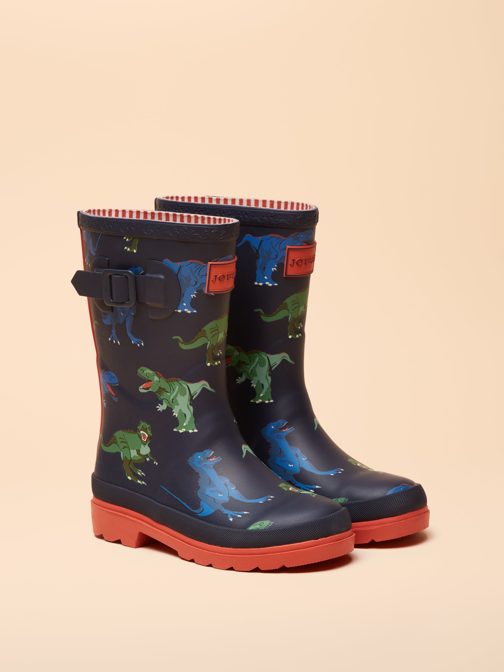Joules Boys Printed Dinosaur Wellies