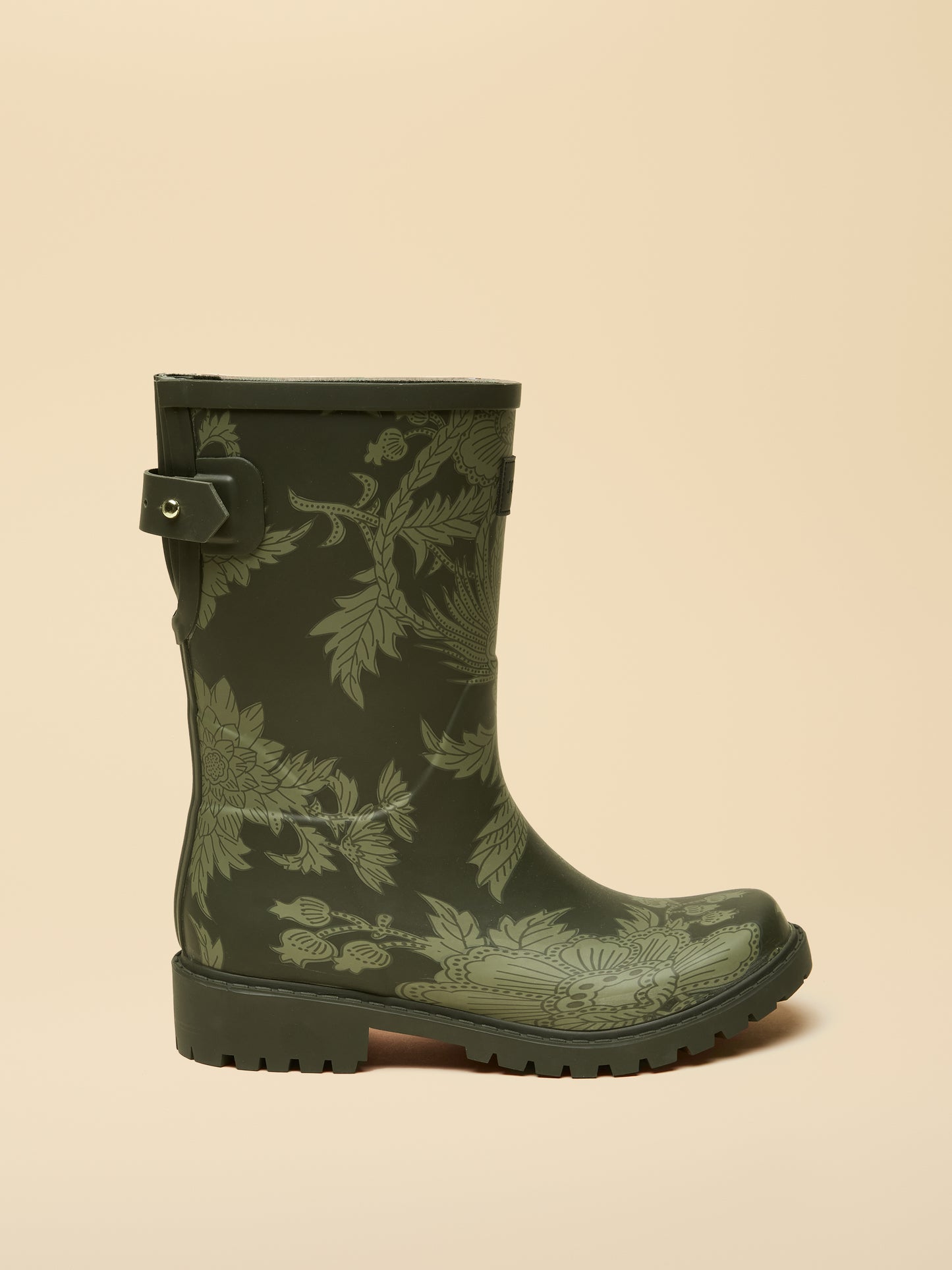 Joules Wistow Printed Adjustable Mid Calf Wellies