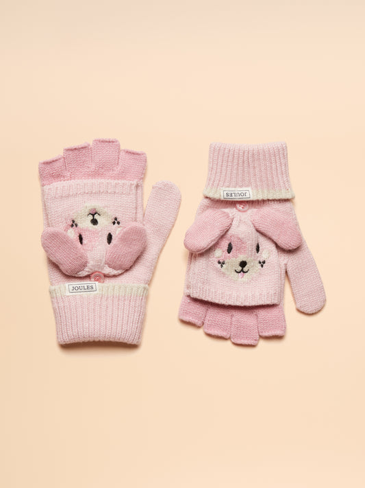 Joules Girls Carey Character Gloves