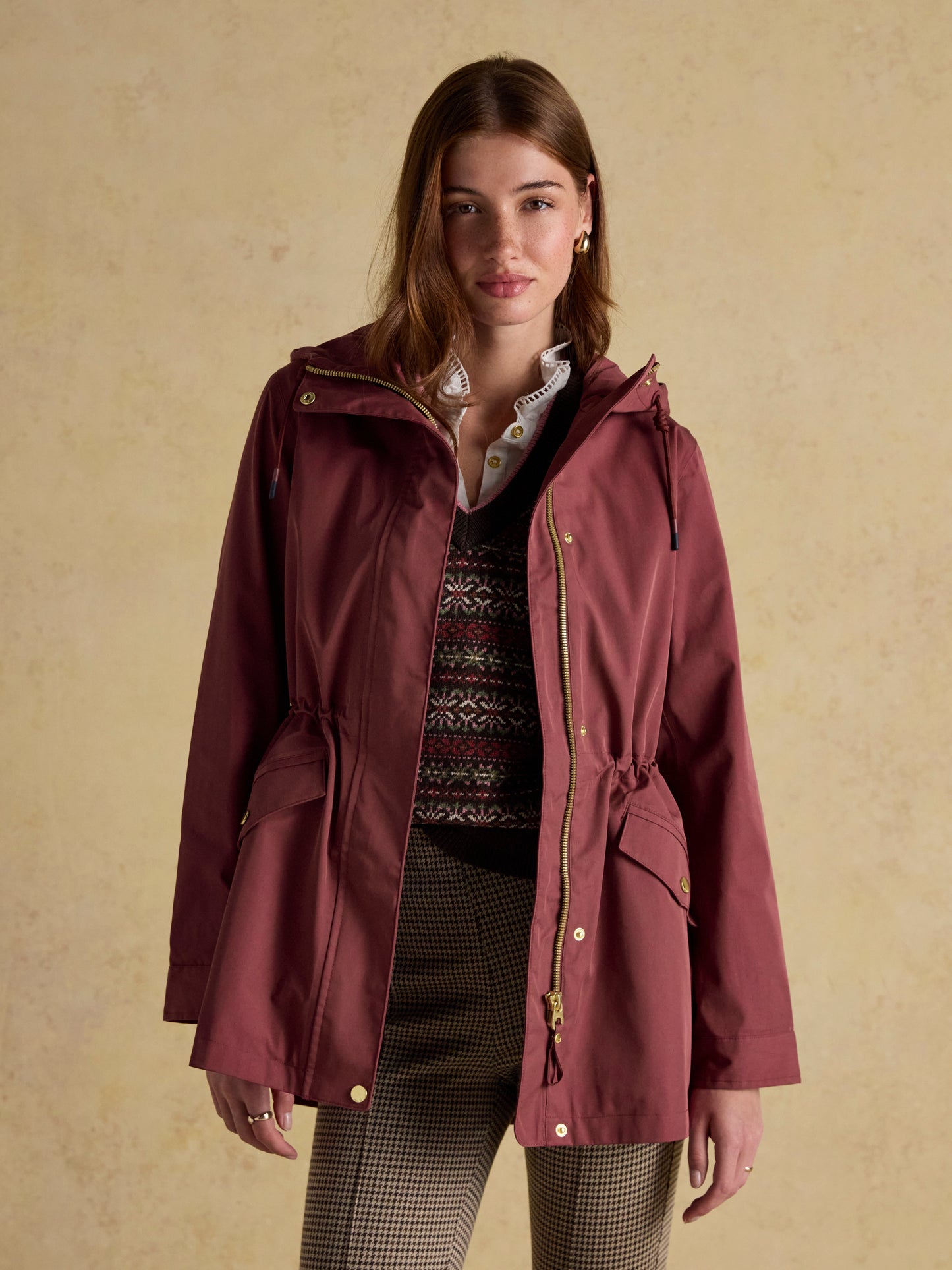 Joules Portwell Waterproof Raincoat with Hood