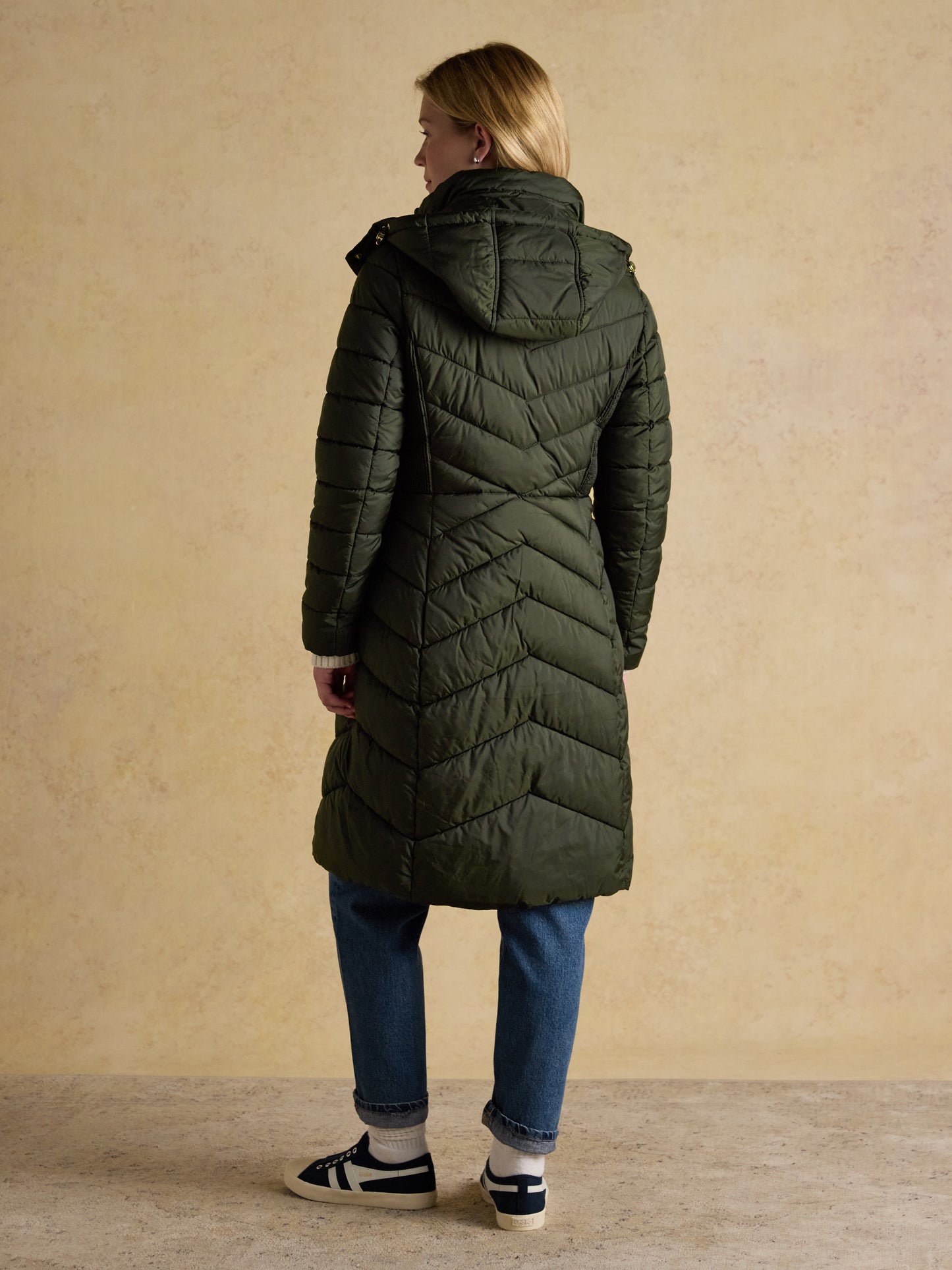 Joules Pembury Showerproof Long Padded Coat