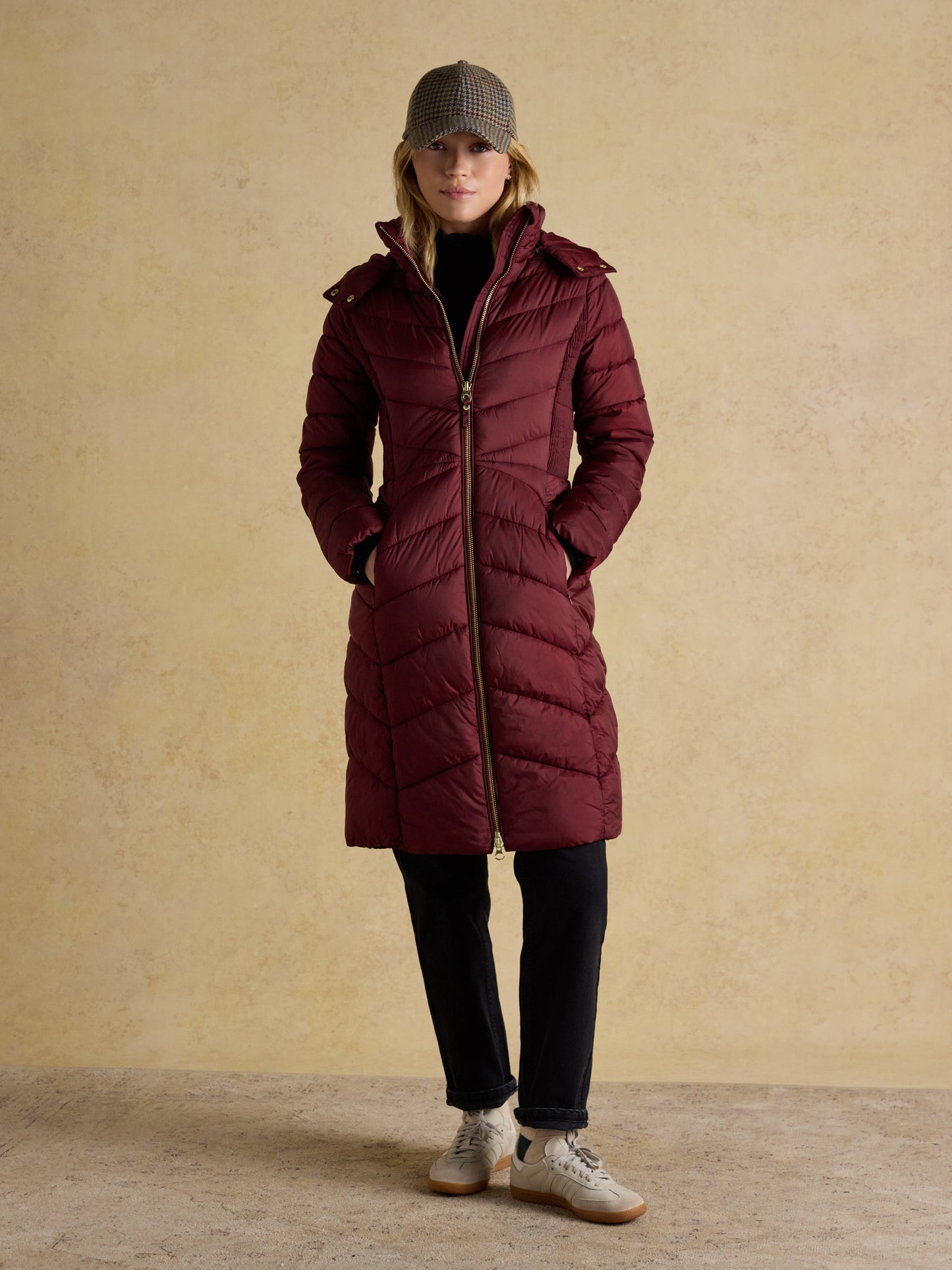 Joules Pembury Showerproof Long Padded Coat
