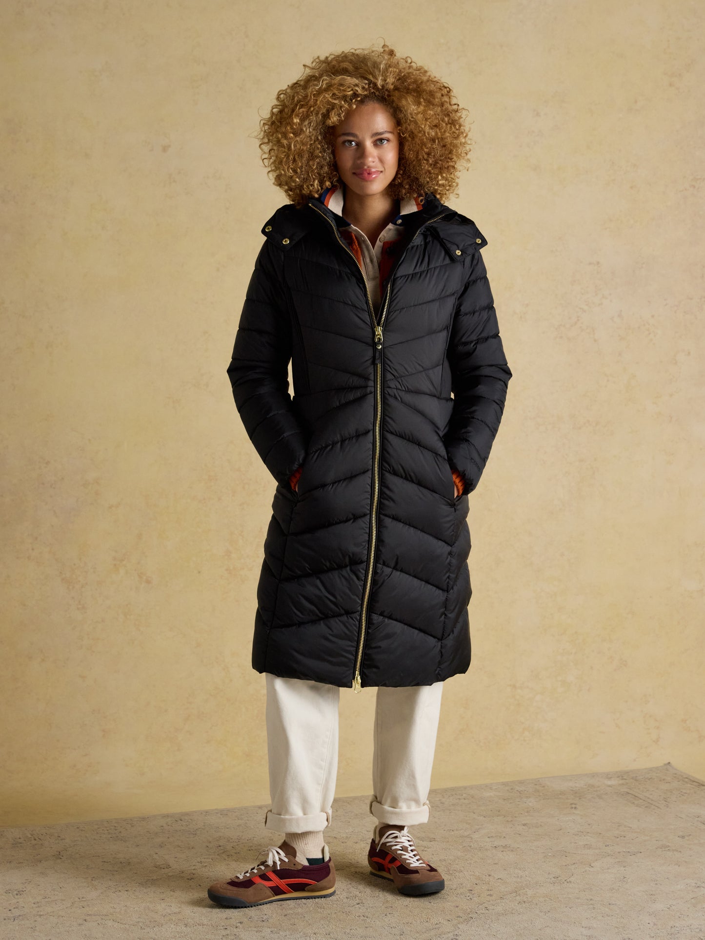 Joules Pembury Showerproof Long Padded Coat