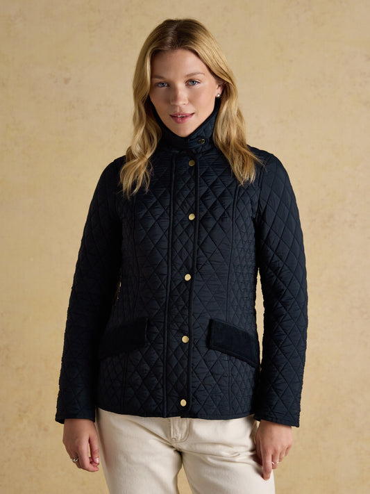 Joules Highclere Showerproof Diamond Quilted Jacket