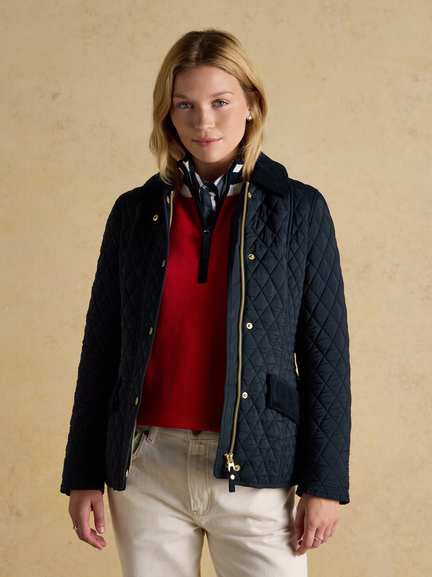 Joules Highclere Showerproof Diamond Quilted Jacket