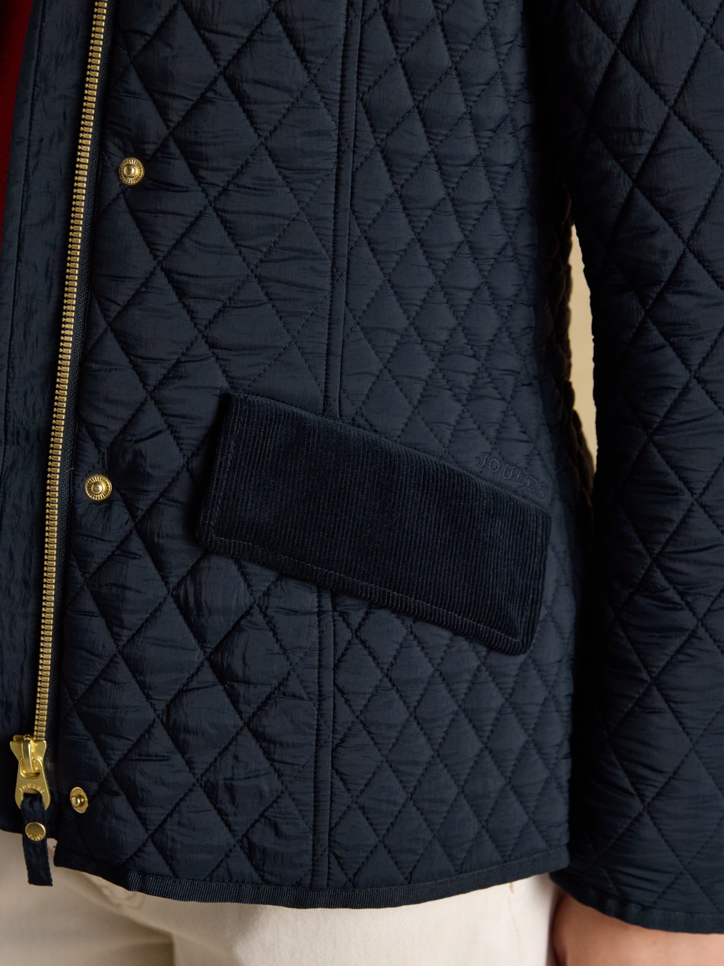 Joules Highclere Showerproof Diamond Quilted Jacket