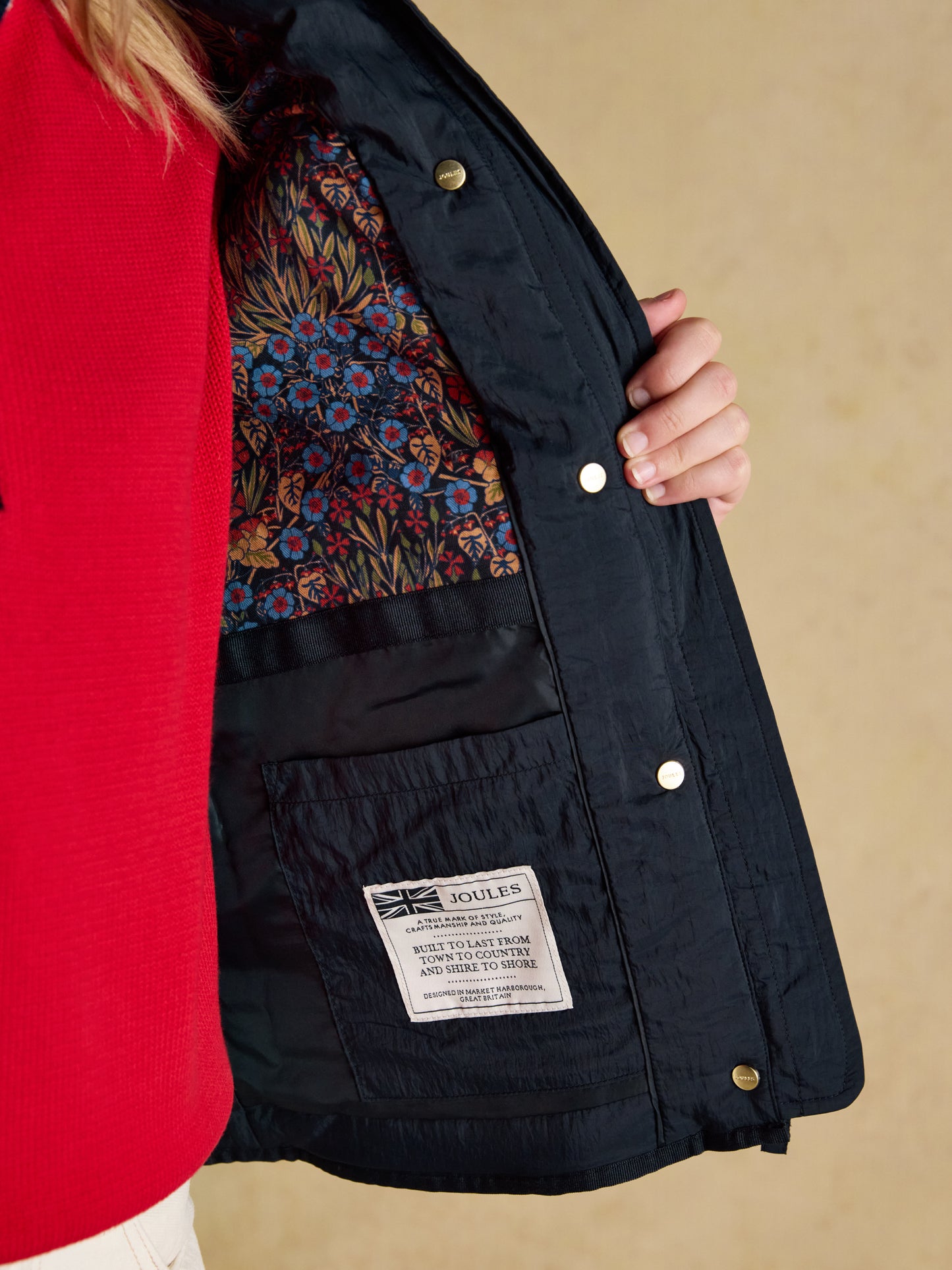 Joules Highclere Showerproof Diamond Quilted Jacket