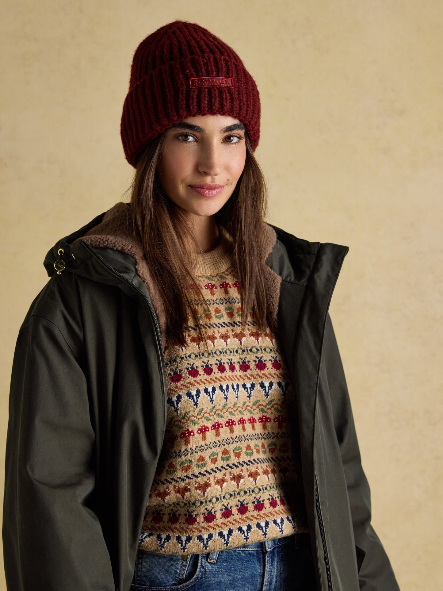 Joules Rosa Beanie Hat