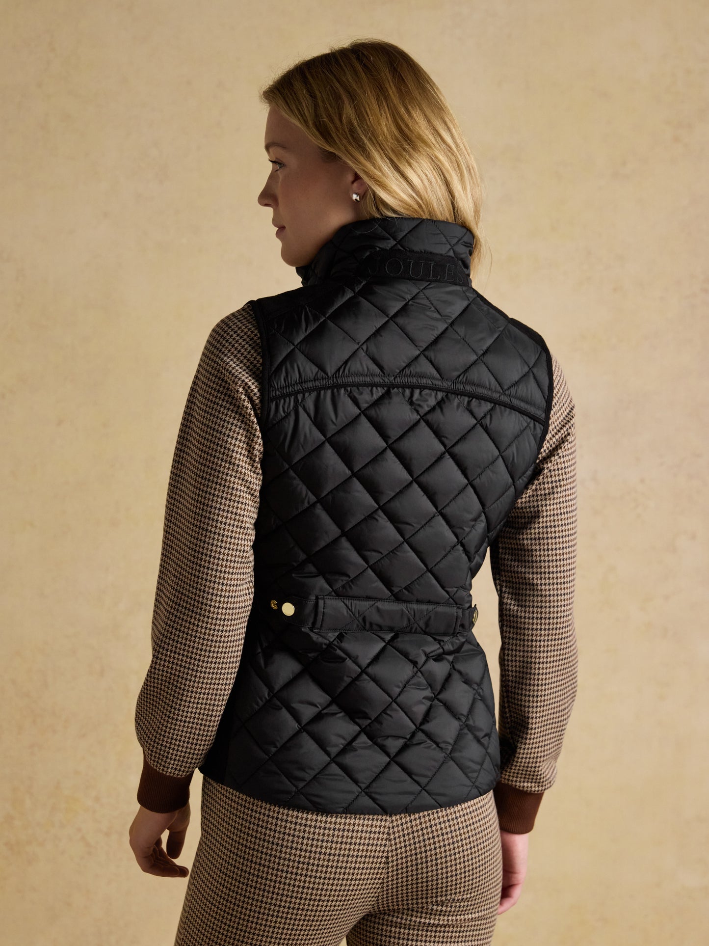 Joules Braemar Luxe Showerproof Diamond Quiled Gilet