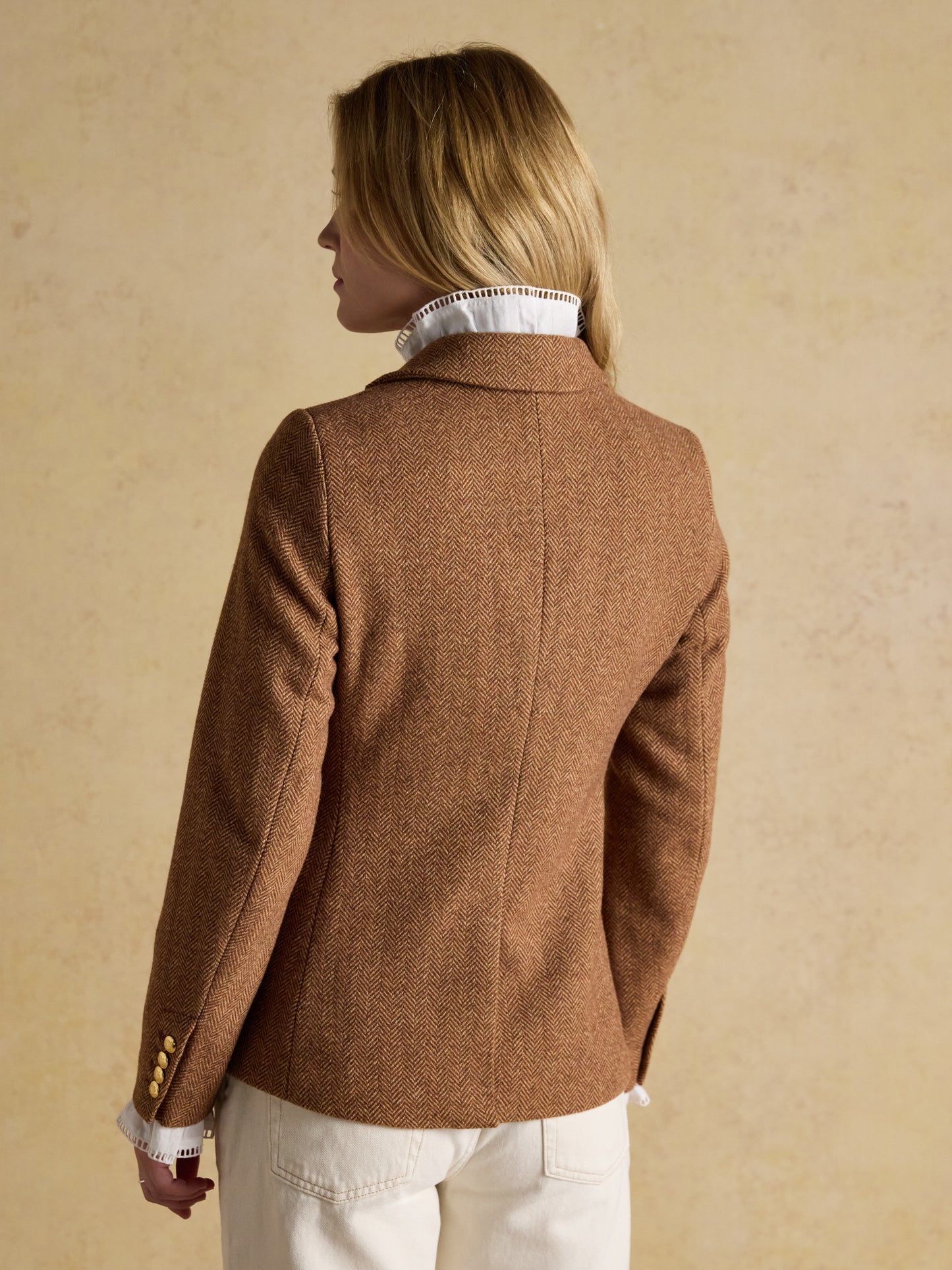 Joules Canterley Herringbone Tweed Blazer