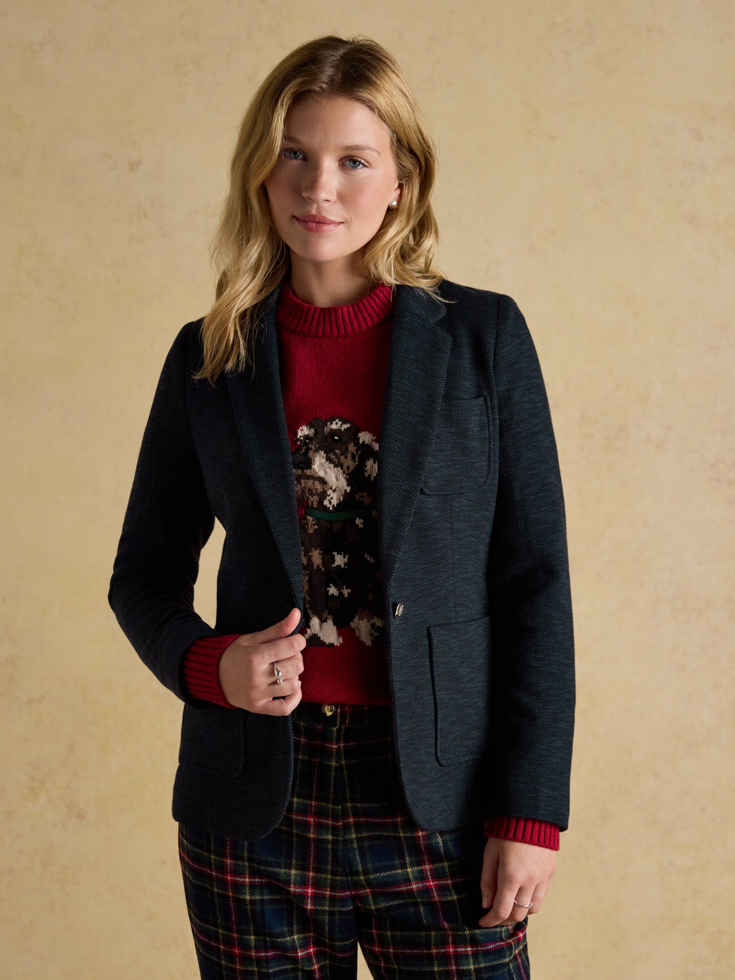 Joules Albury Cotton Blazer
