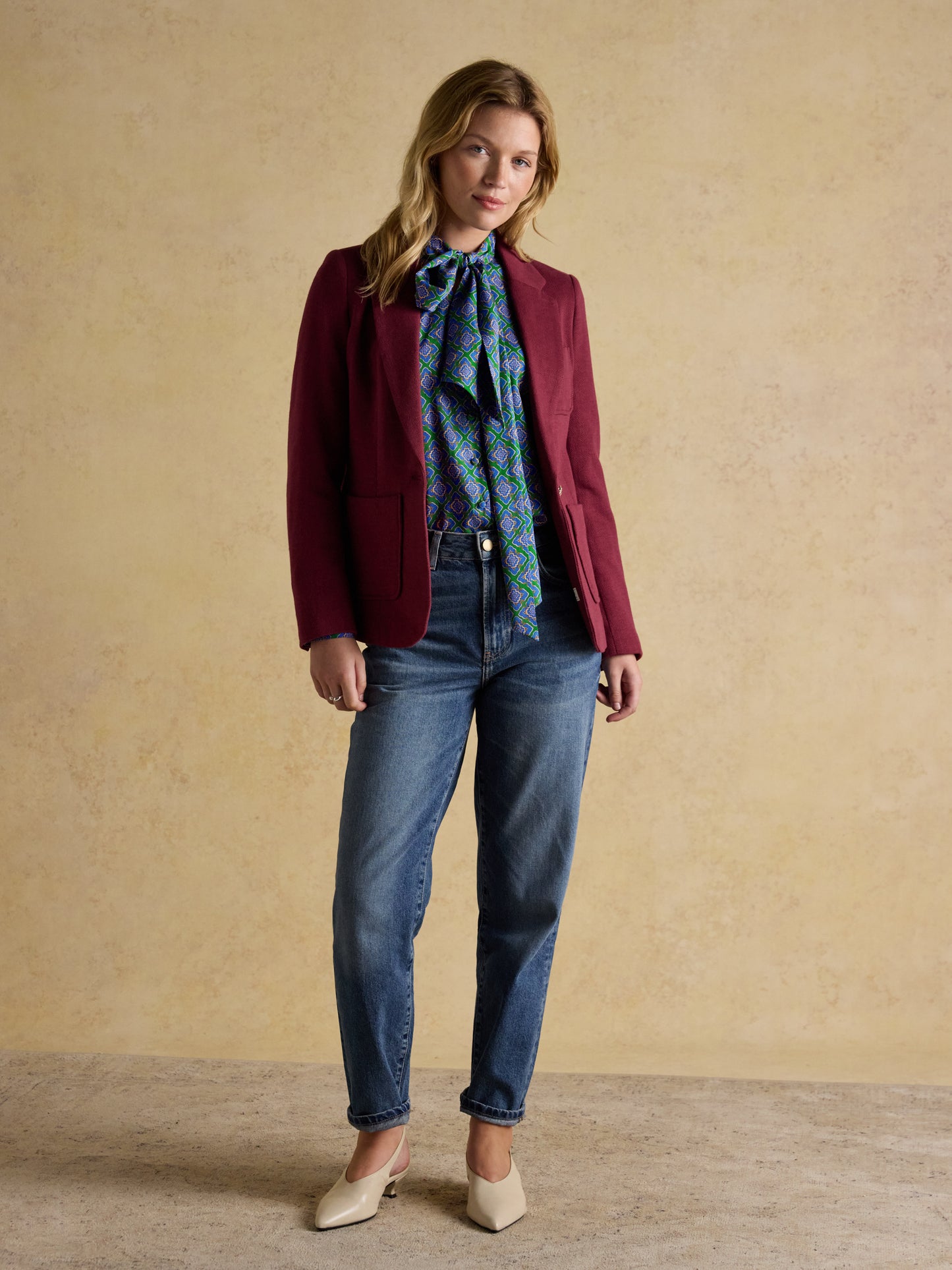 Joules Albury Cotton Blazer