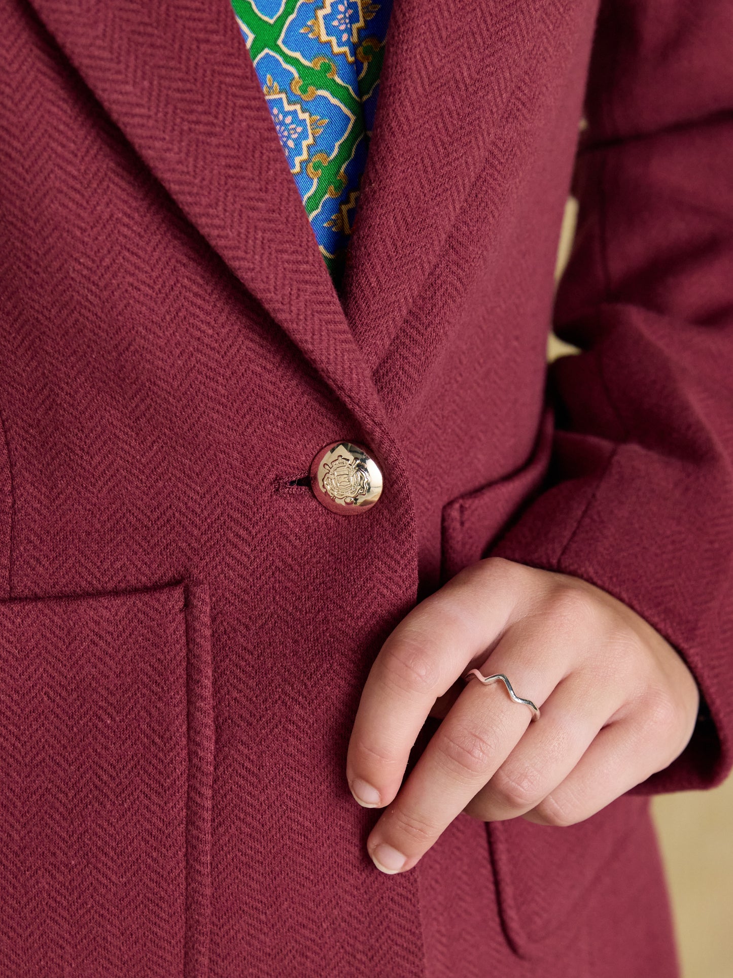 Joules Albury Cotton Blazer