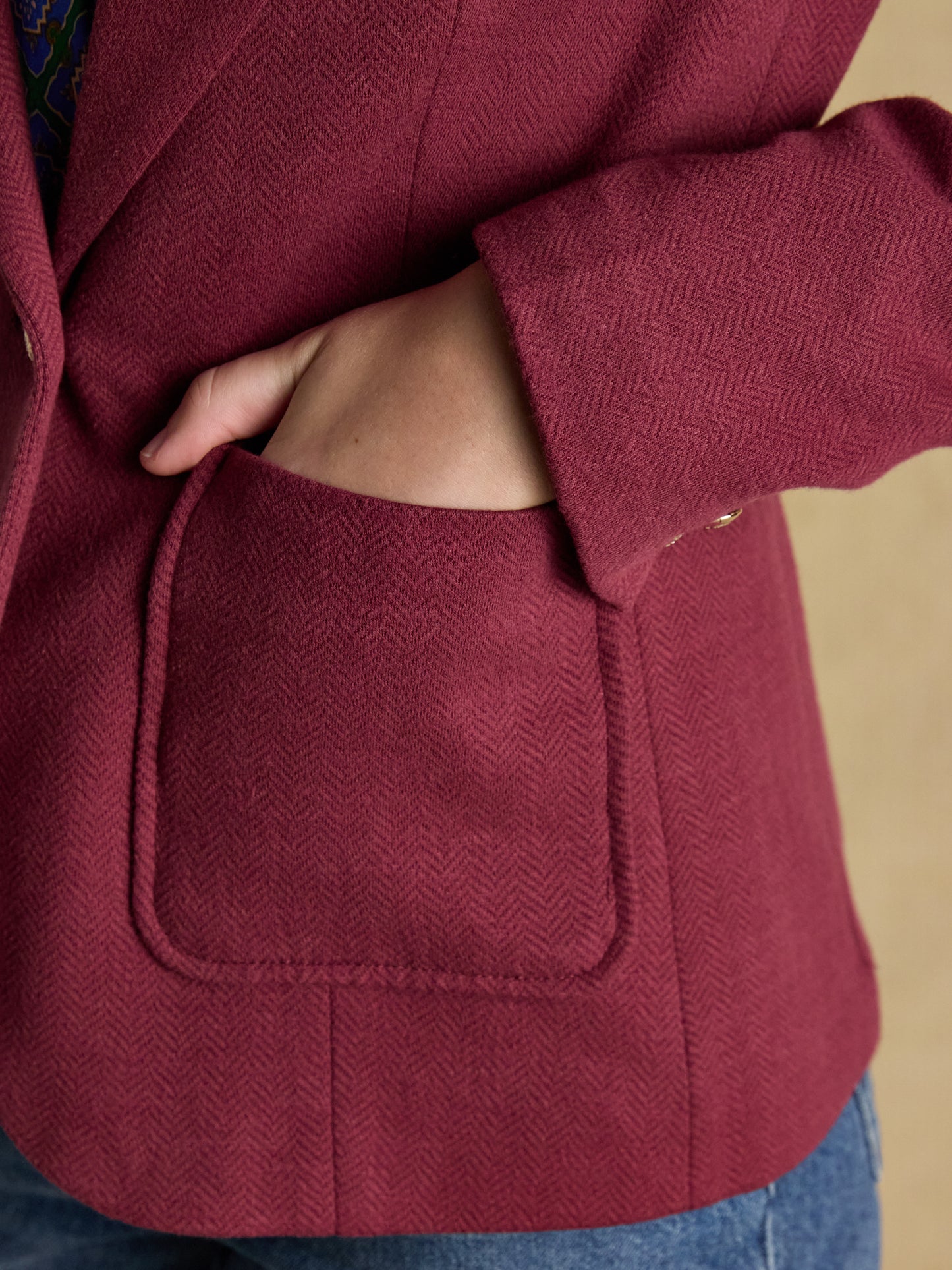 Joules Albury Cotton Blazer