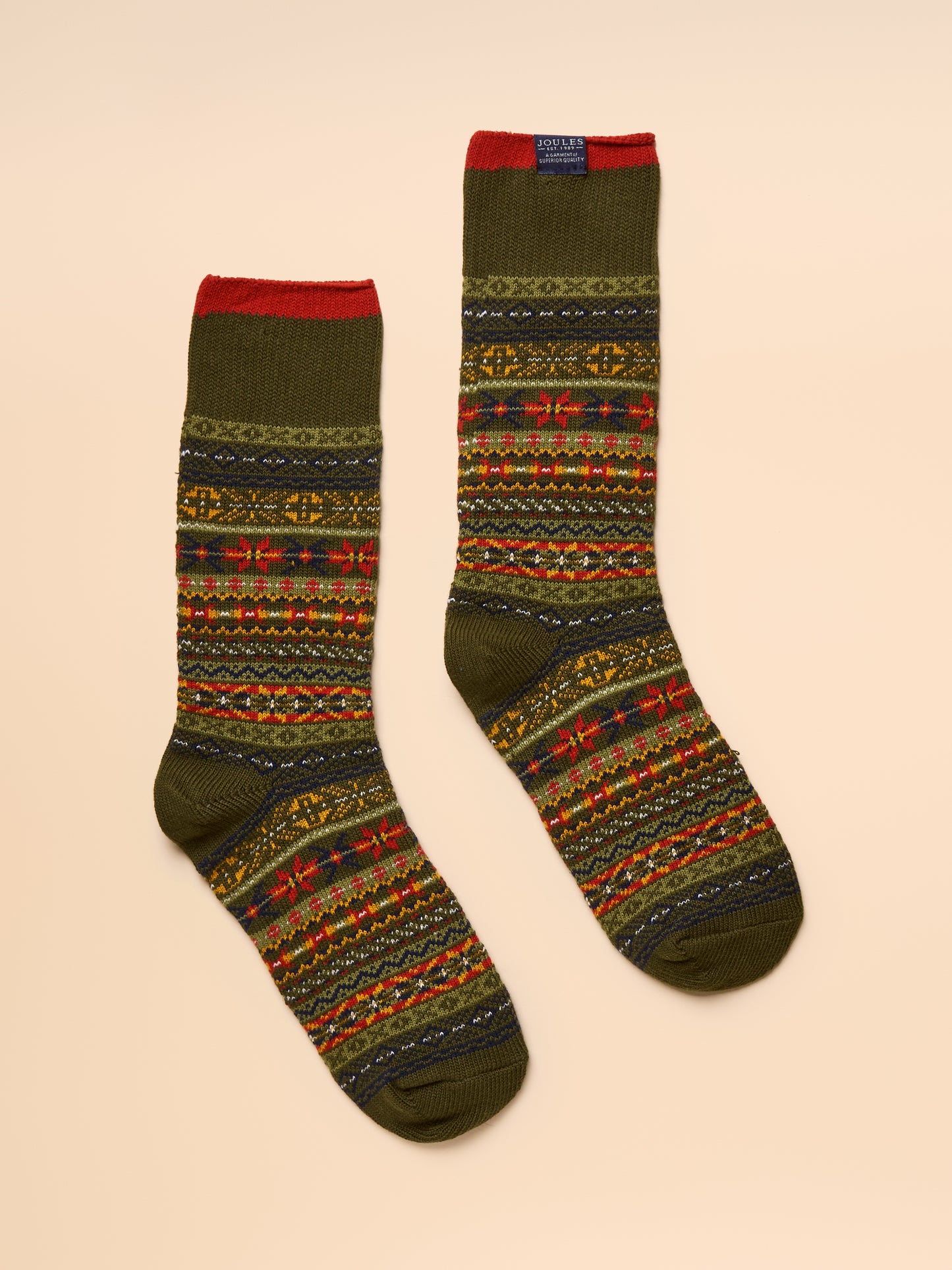 Joules Alby Fair Isle Socks