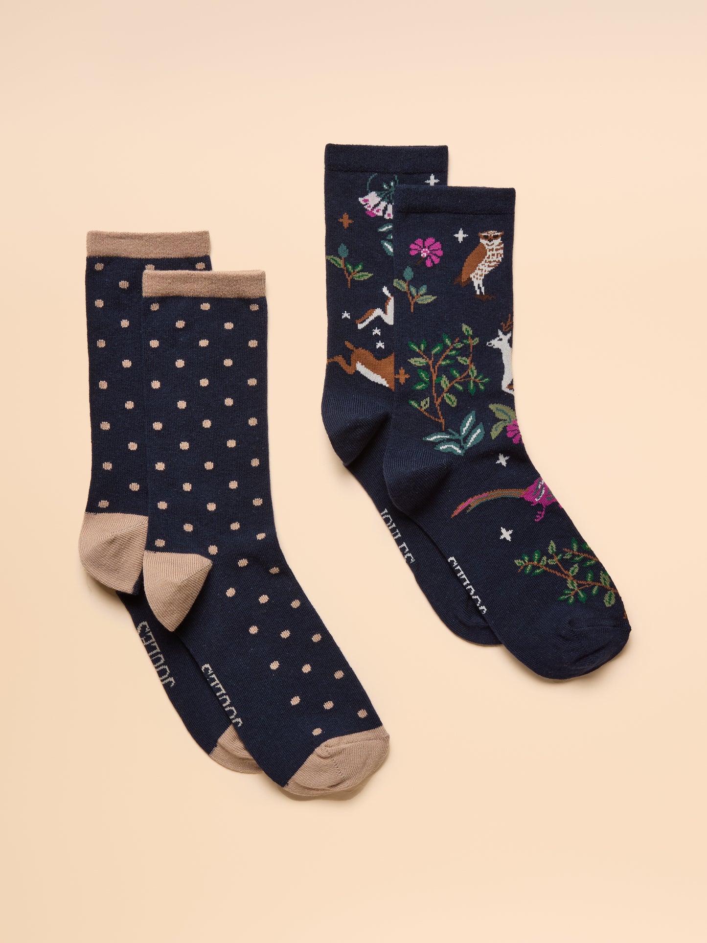 Joules Everyday Women's 2 Pack Socks