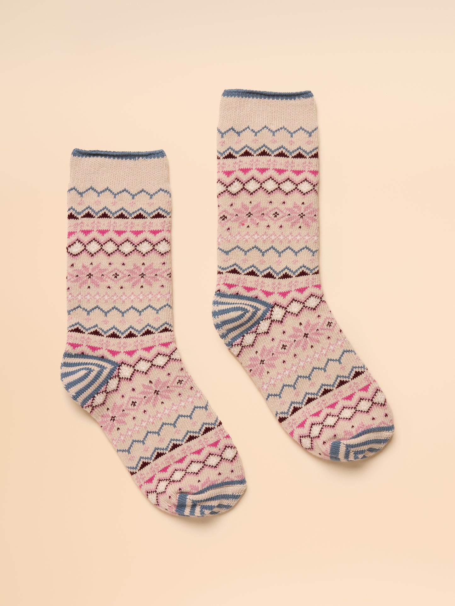 Joules Lucille Fairisle Boot Socks