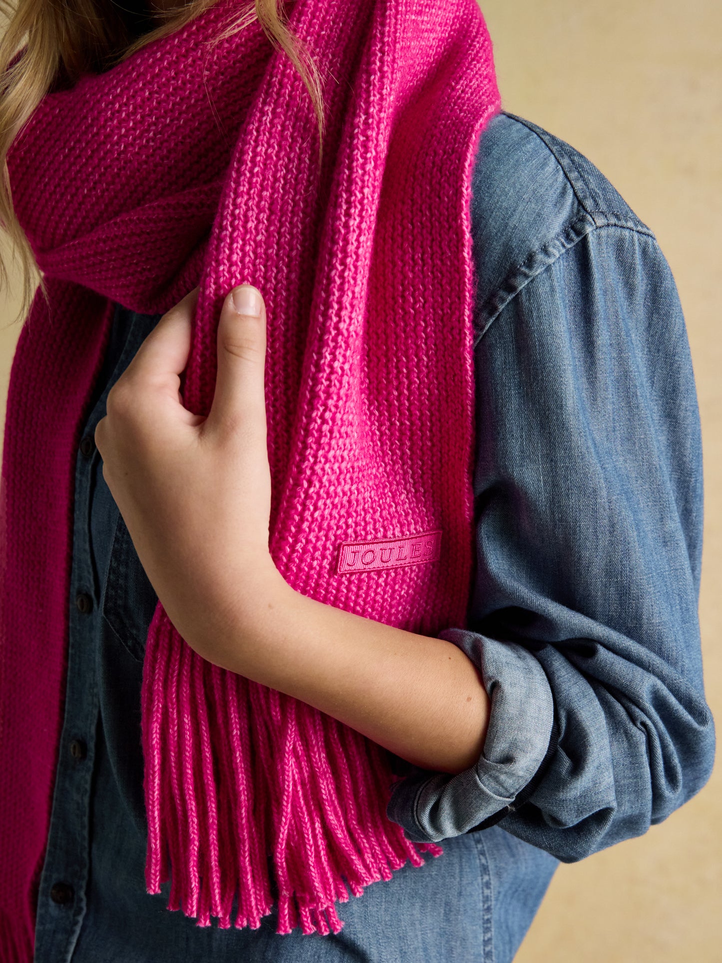 Joules Rosa Knitted Scarf
