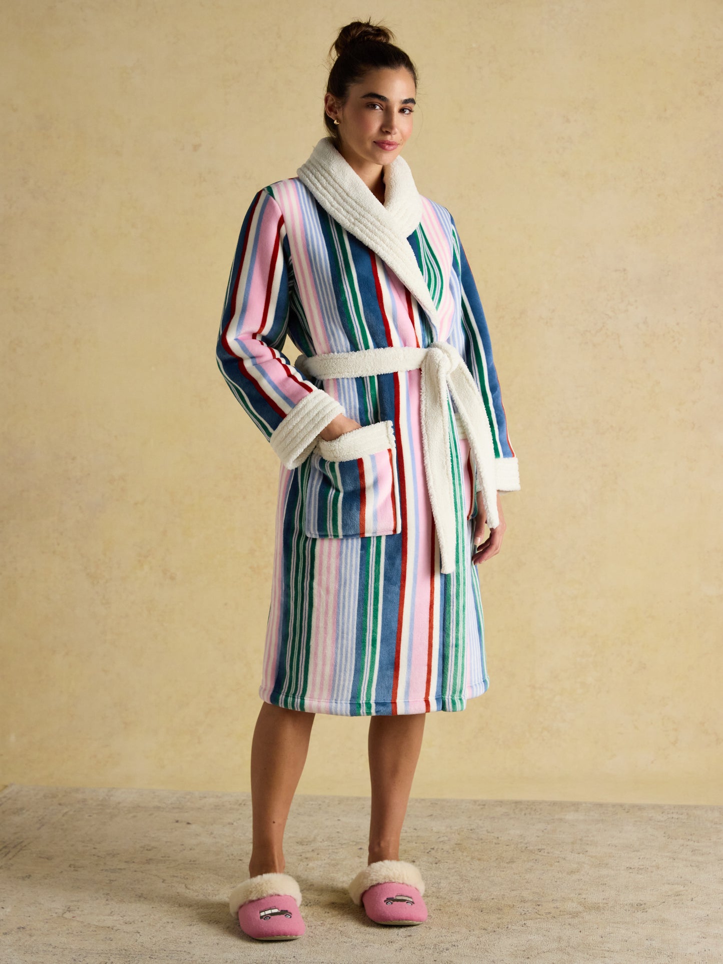 Joules Matilda Fleece Lined Dressing Gown