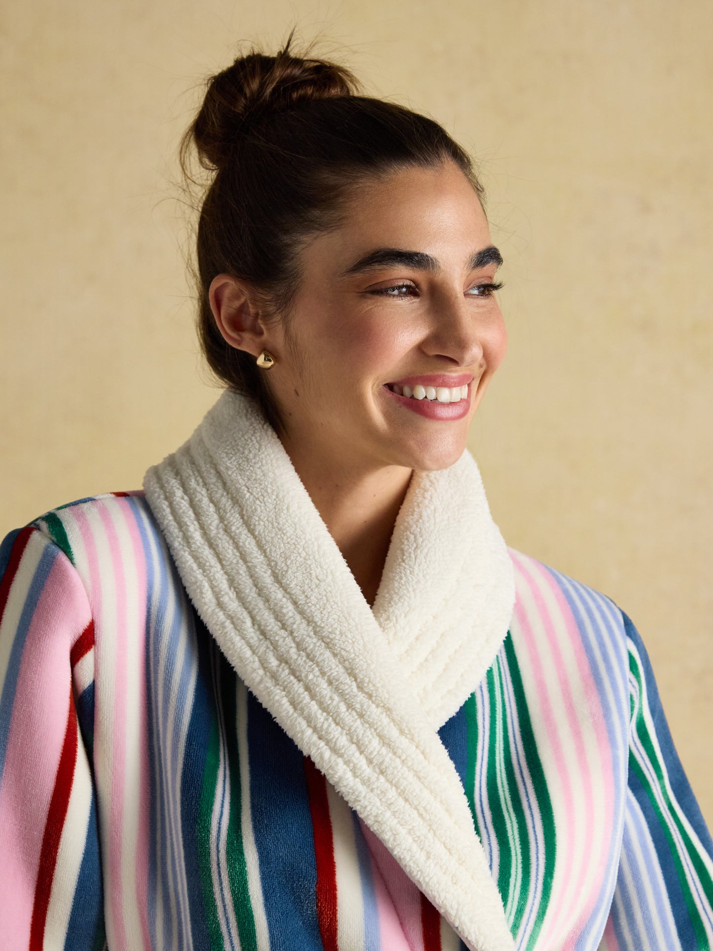 Joules Matilda Fleece Lined Dressing Gown