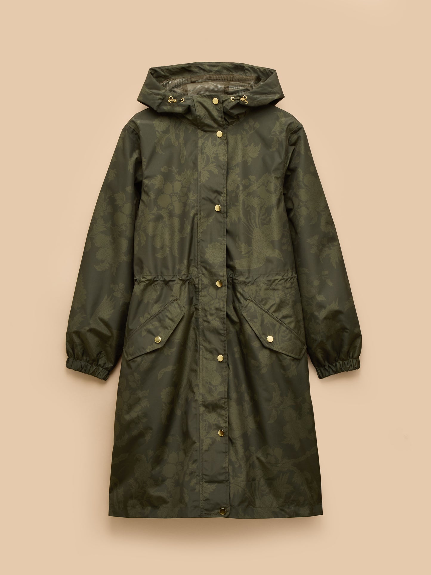 Joules Holkham Waterproof Printed Packable Raincoat
