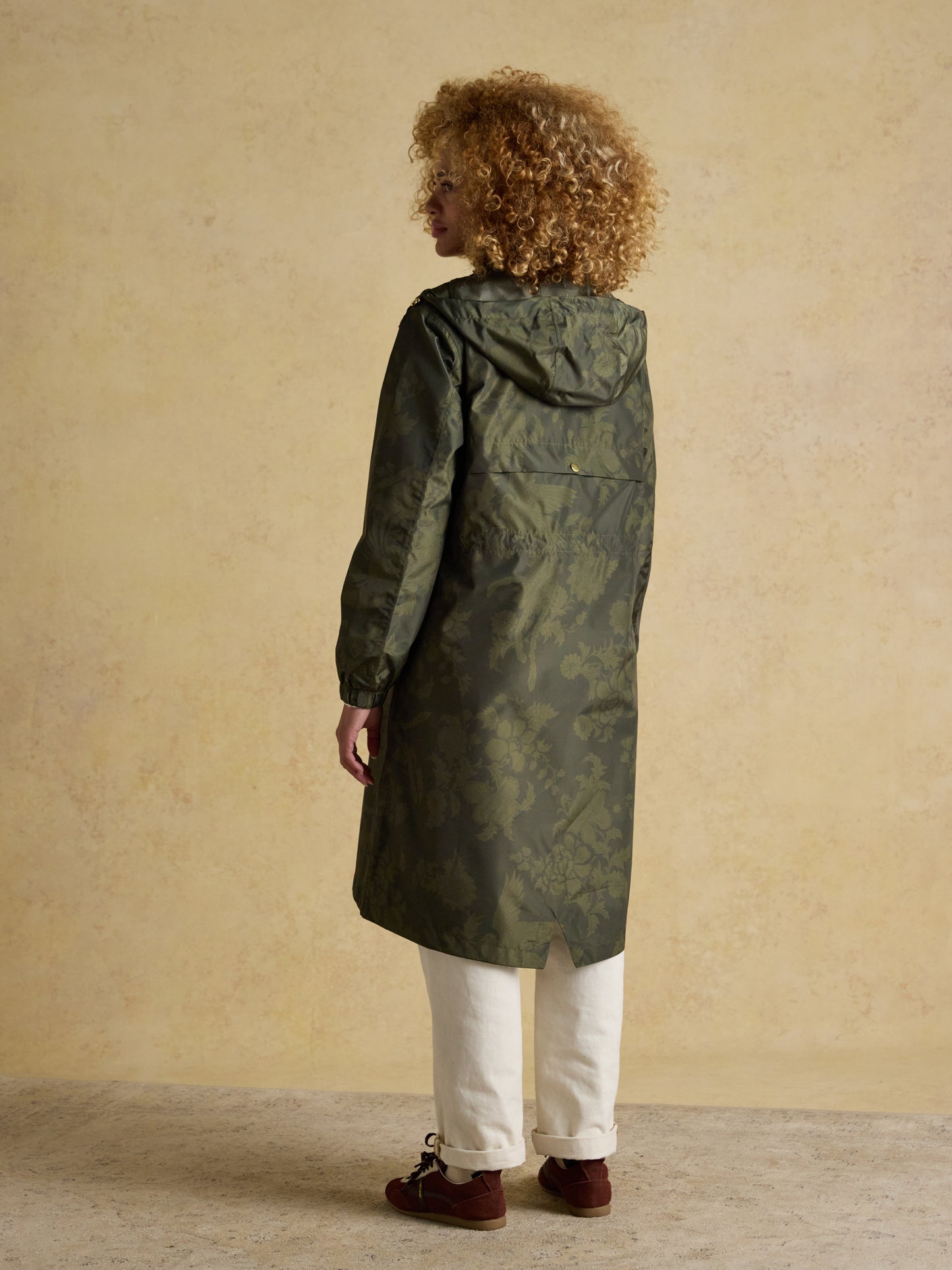 Joules Holkham Waterproof Printed Packable Raincoat