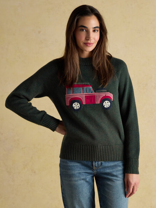 Joules Rutland Applique Knitted Jumper