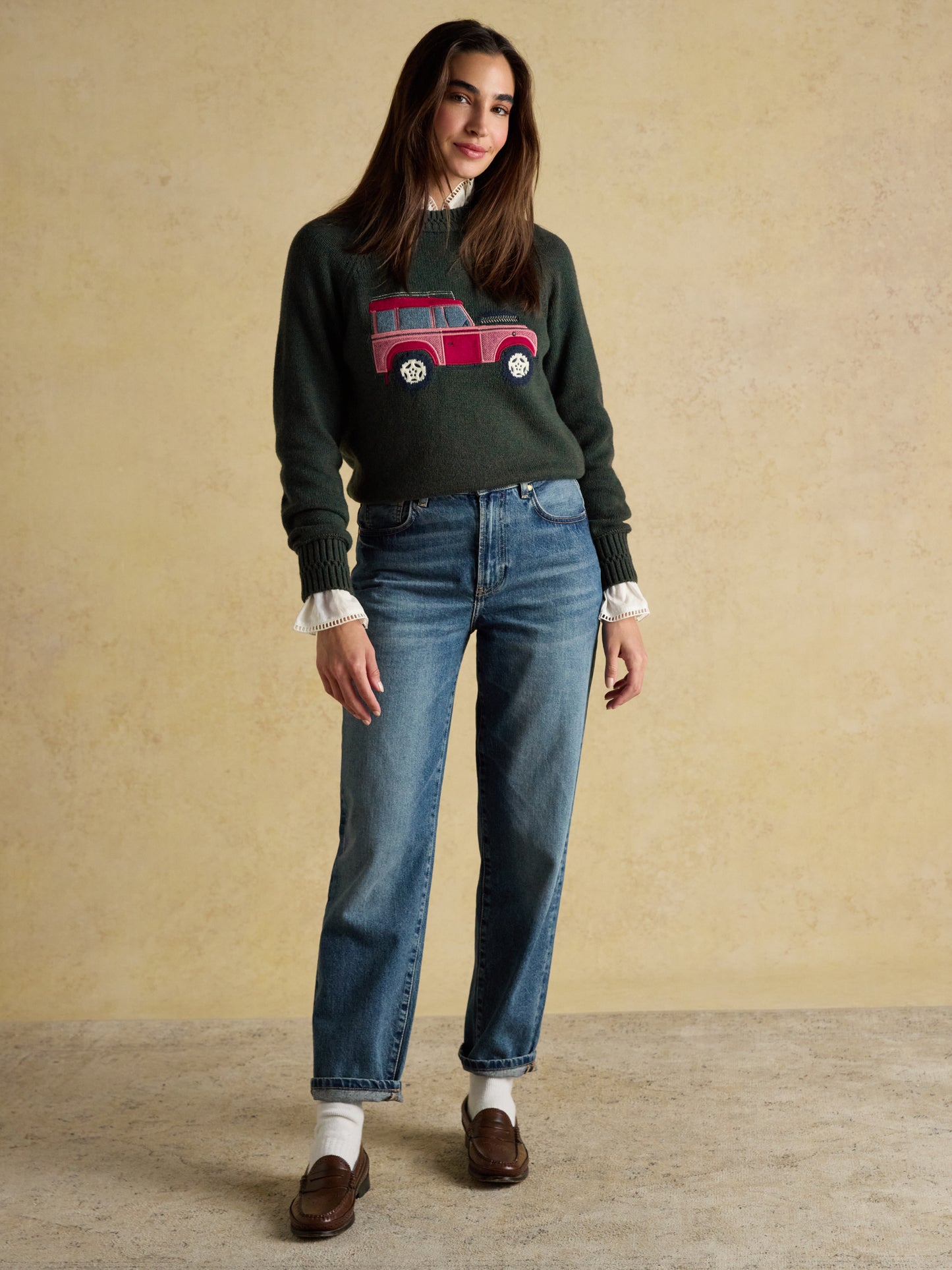 Joules Rutland Applique Knitted Jumper
