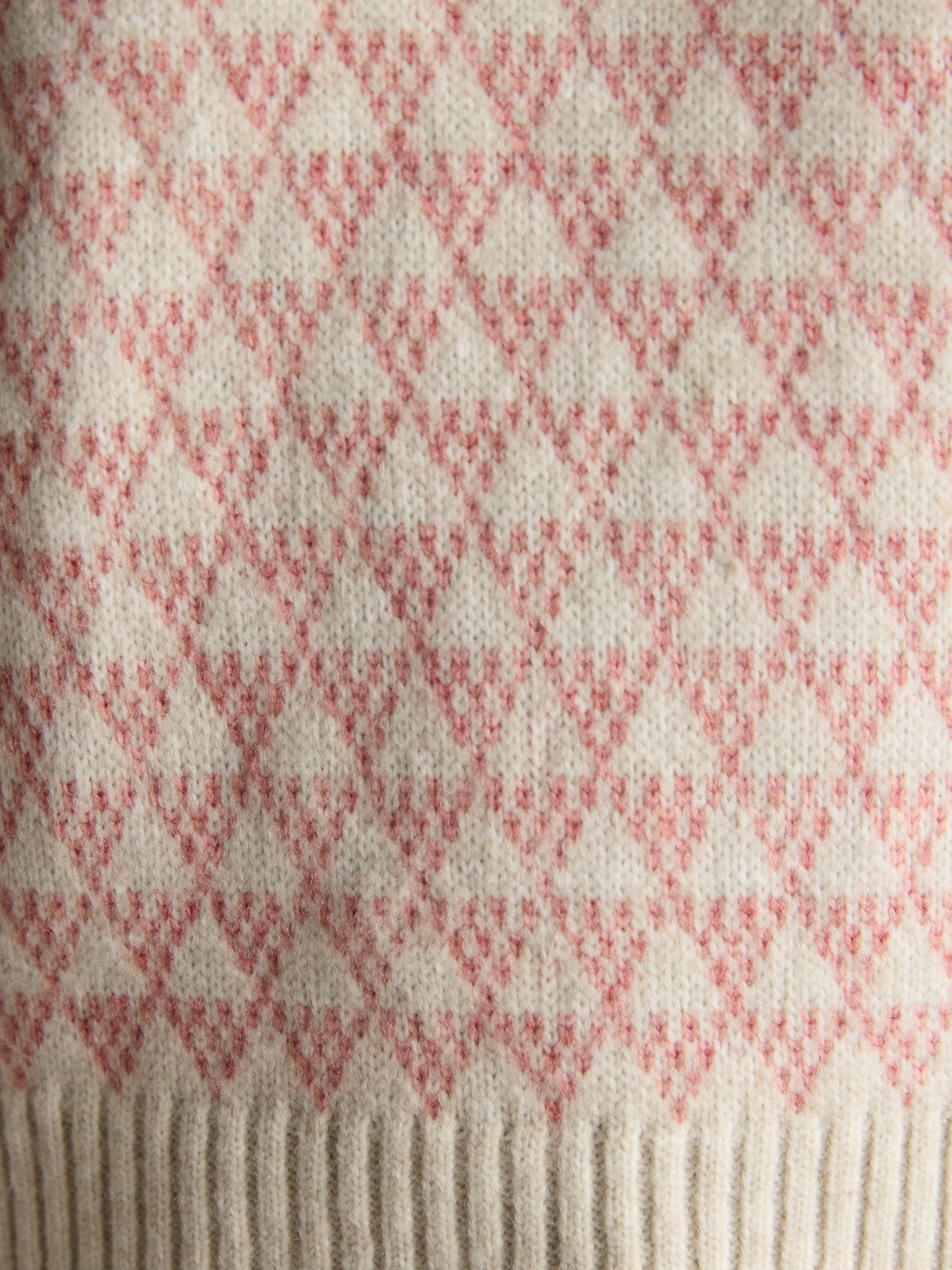 Joules Addison Patterned Jumper with Detachable Roll Neck