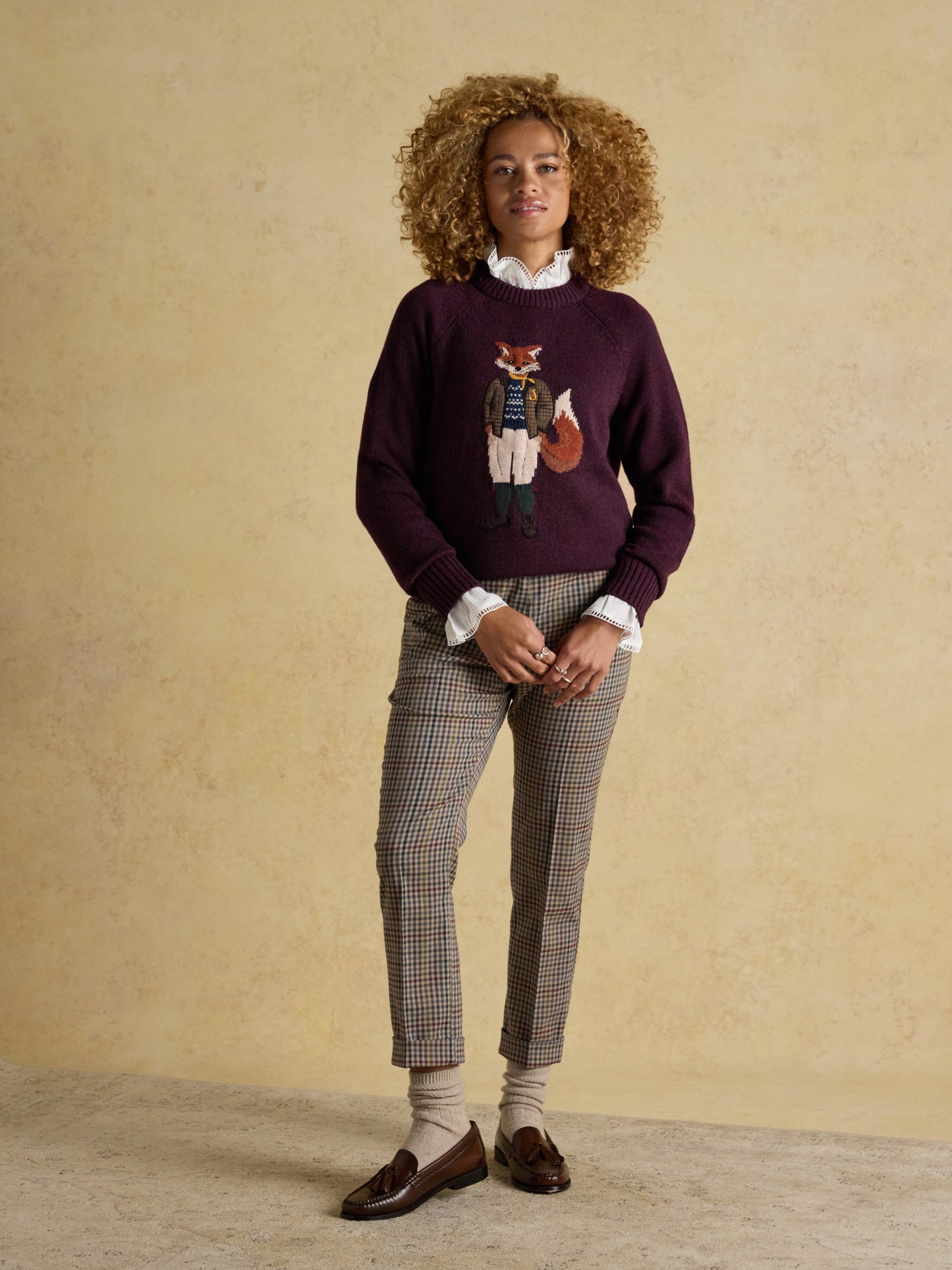 Joules Jonty Crew Neck Intarsia Jumper