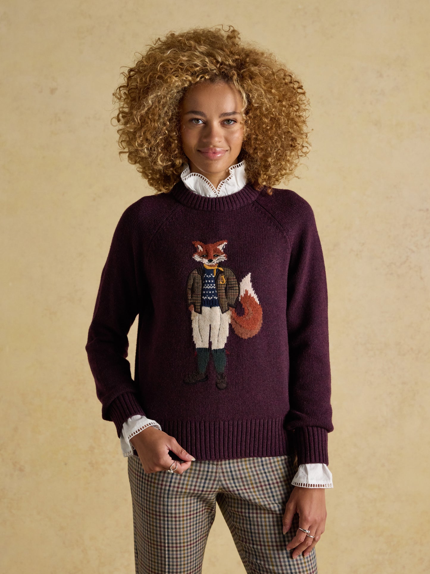 Joules Jonty Crew Neck Intarsia Jumper
