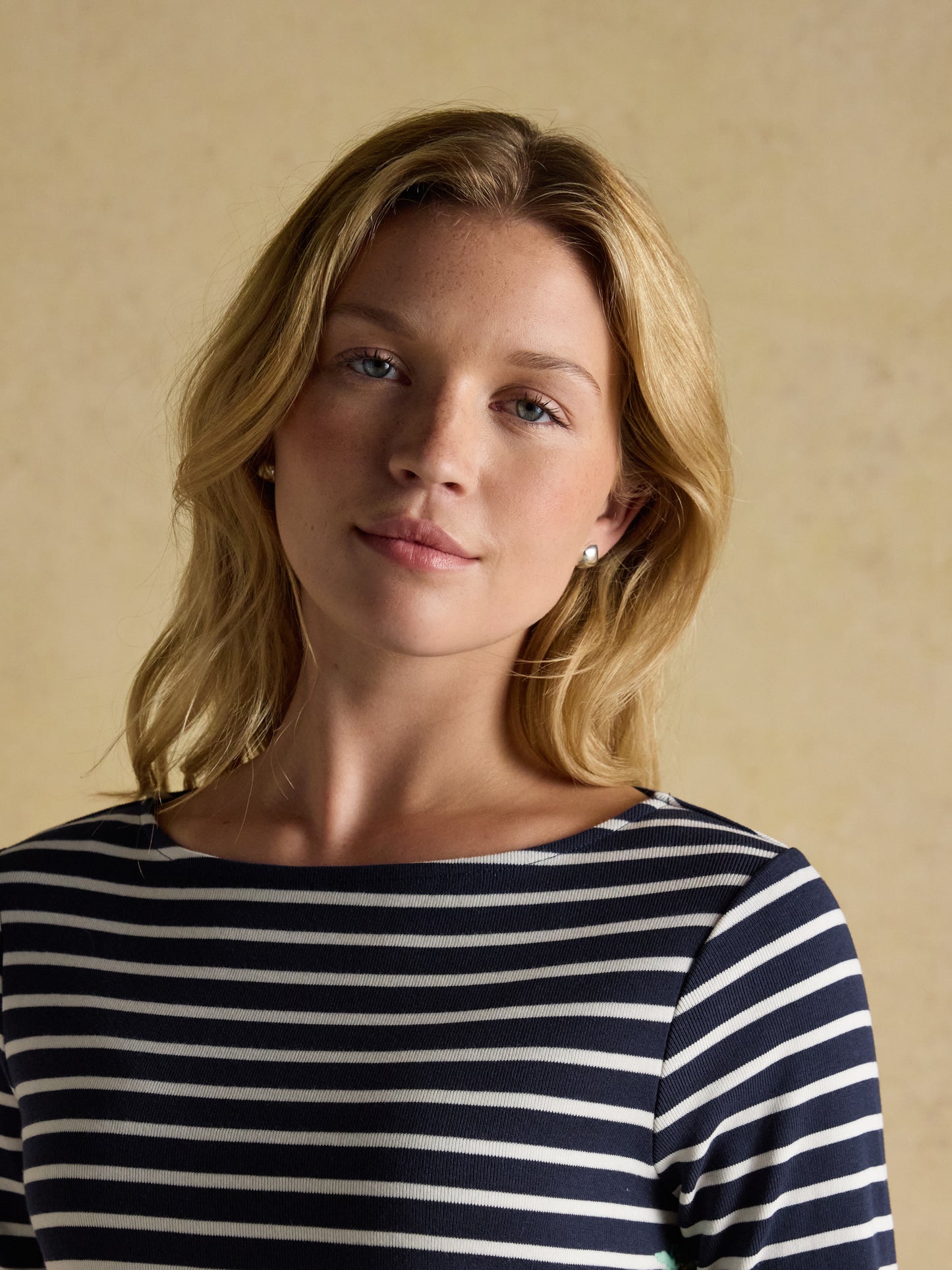 Joules Festive Harbour Boat Neck Top