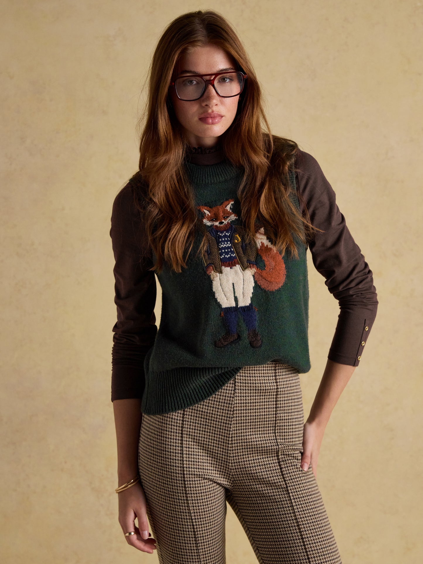 Joules Amy Long Sleeve High Neck Jersey Top